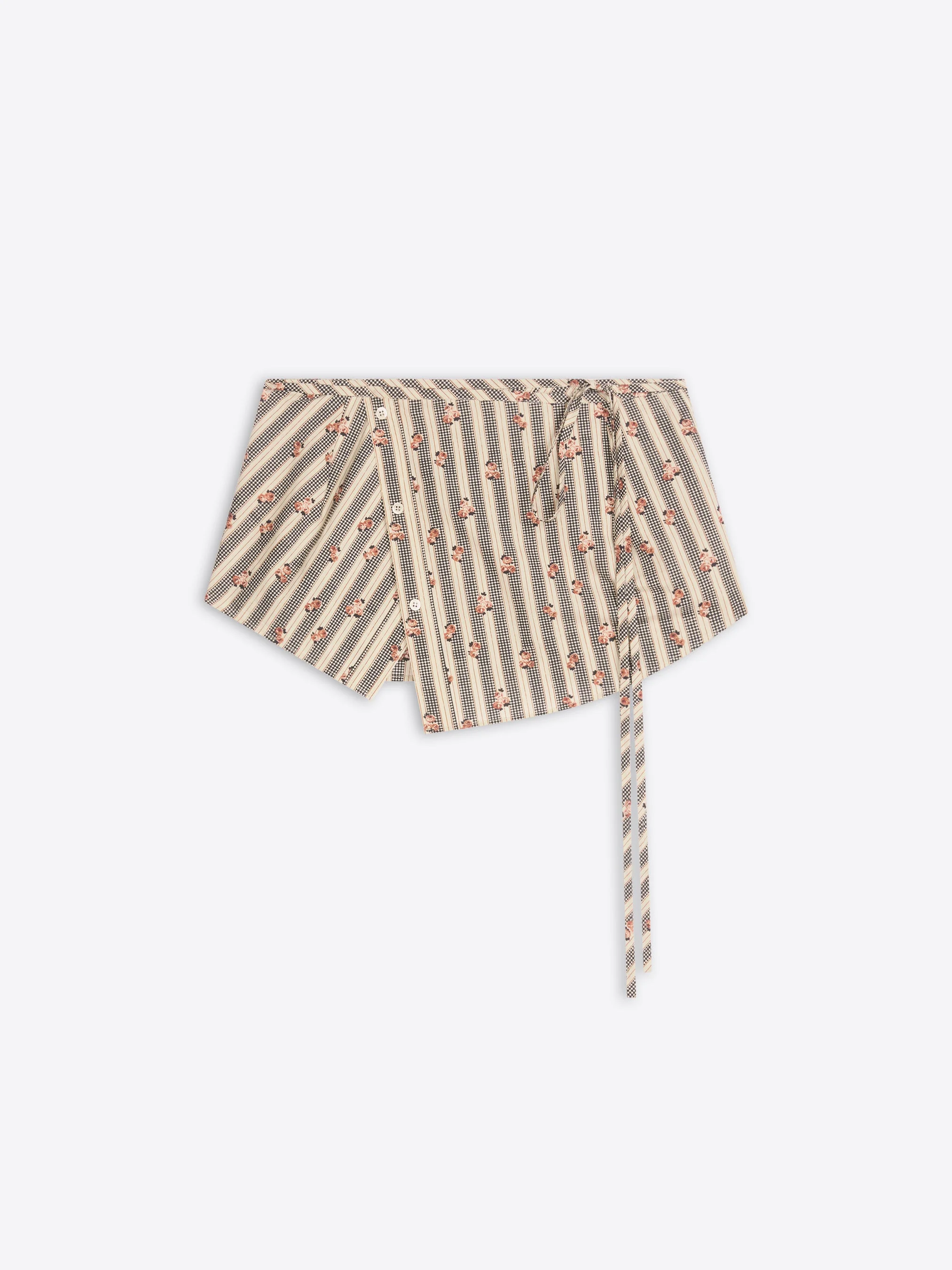 PRINTED COTTON WRAP BELT - 1