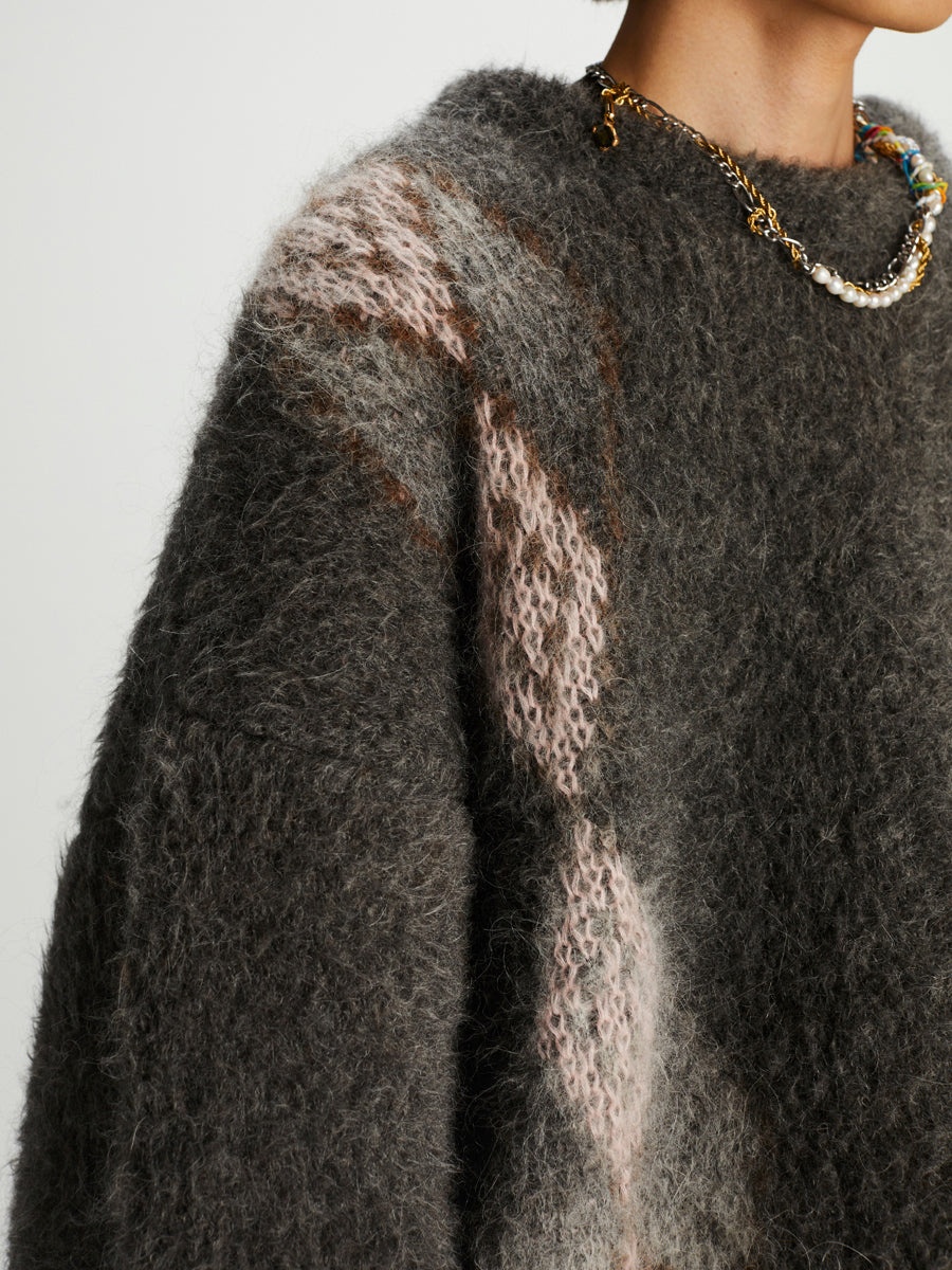 Funghi Pullover Undyed Grey - 6