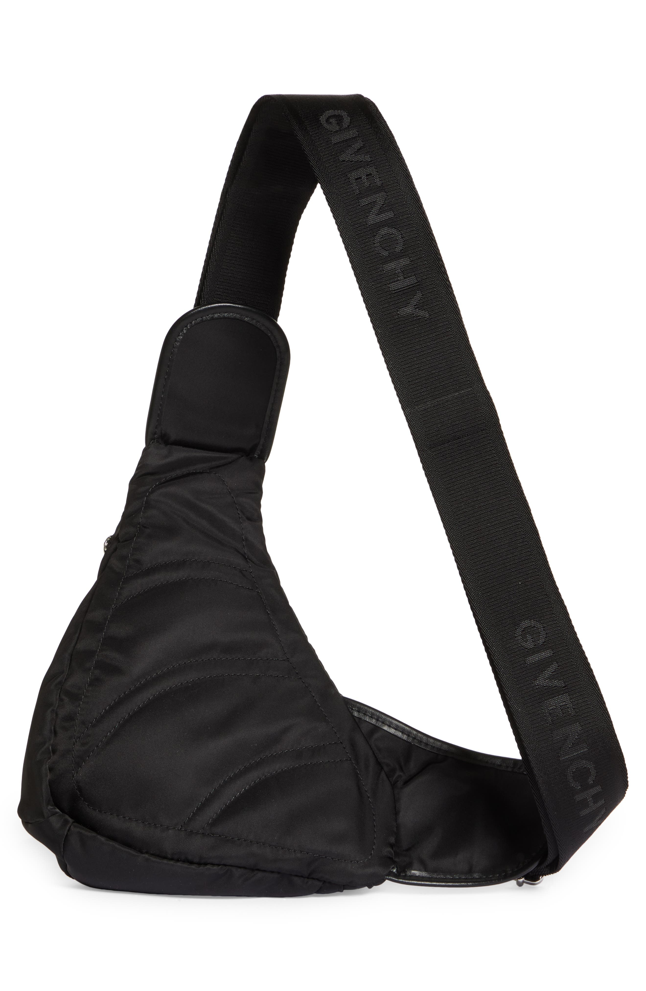 Givenchy Small G-Zip Triangle Sling Backpack in Black at Nordstrom - 2
