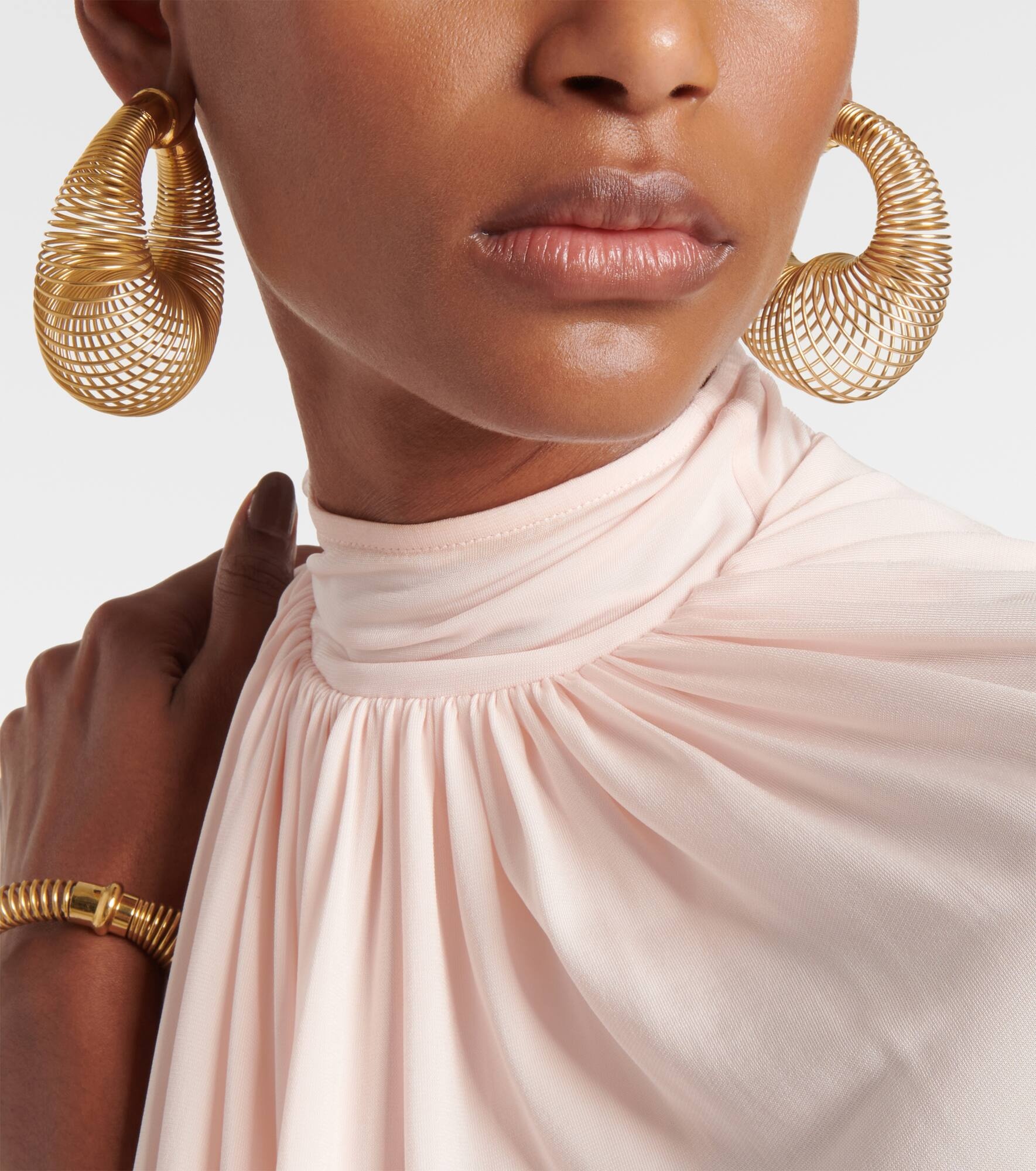Spiral hoop earrings - 3