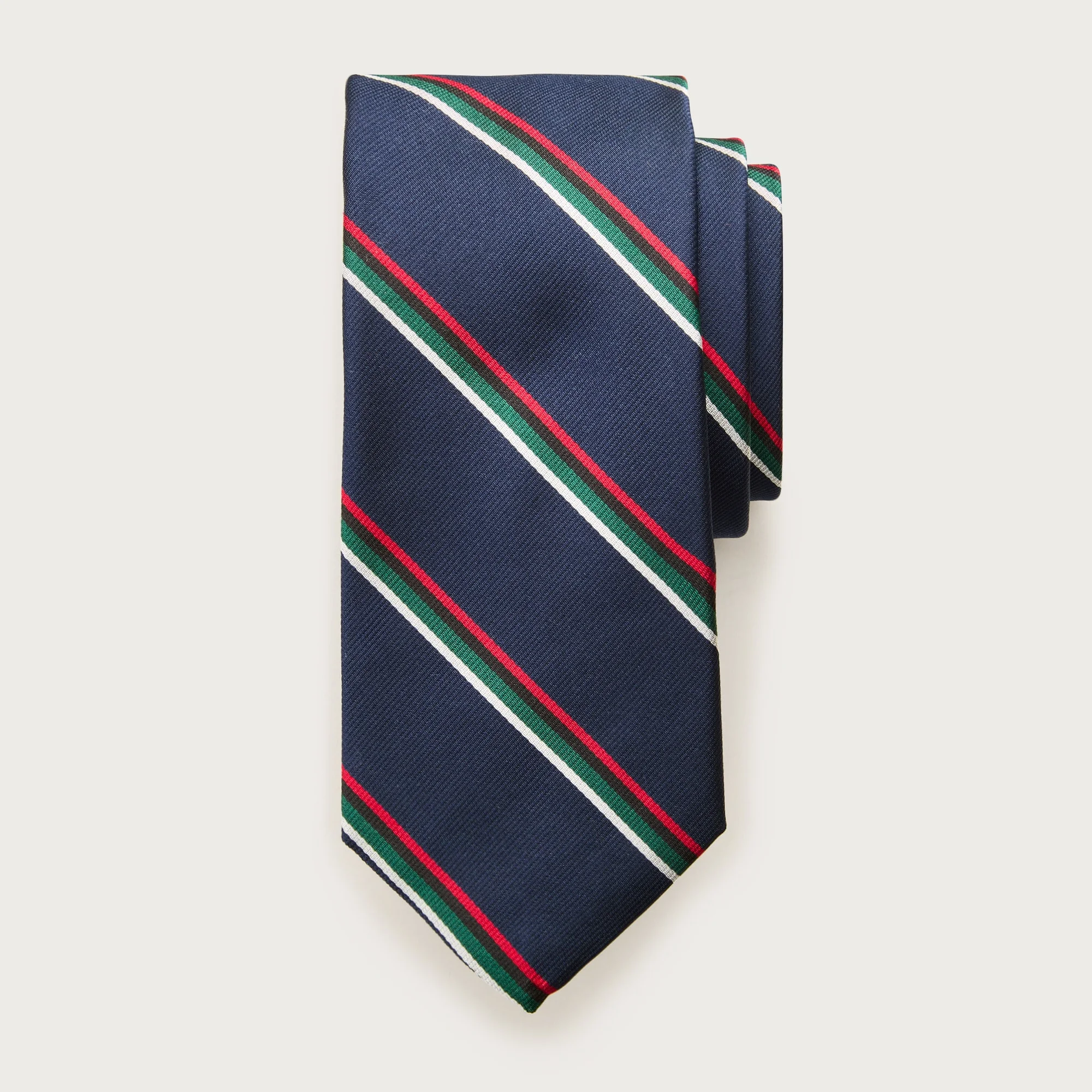 English silk striped tie - 1