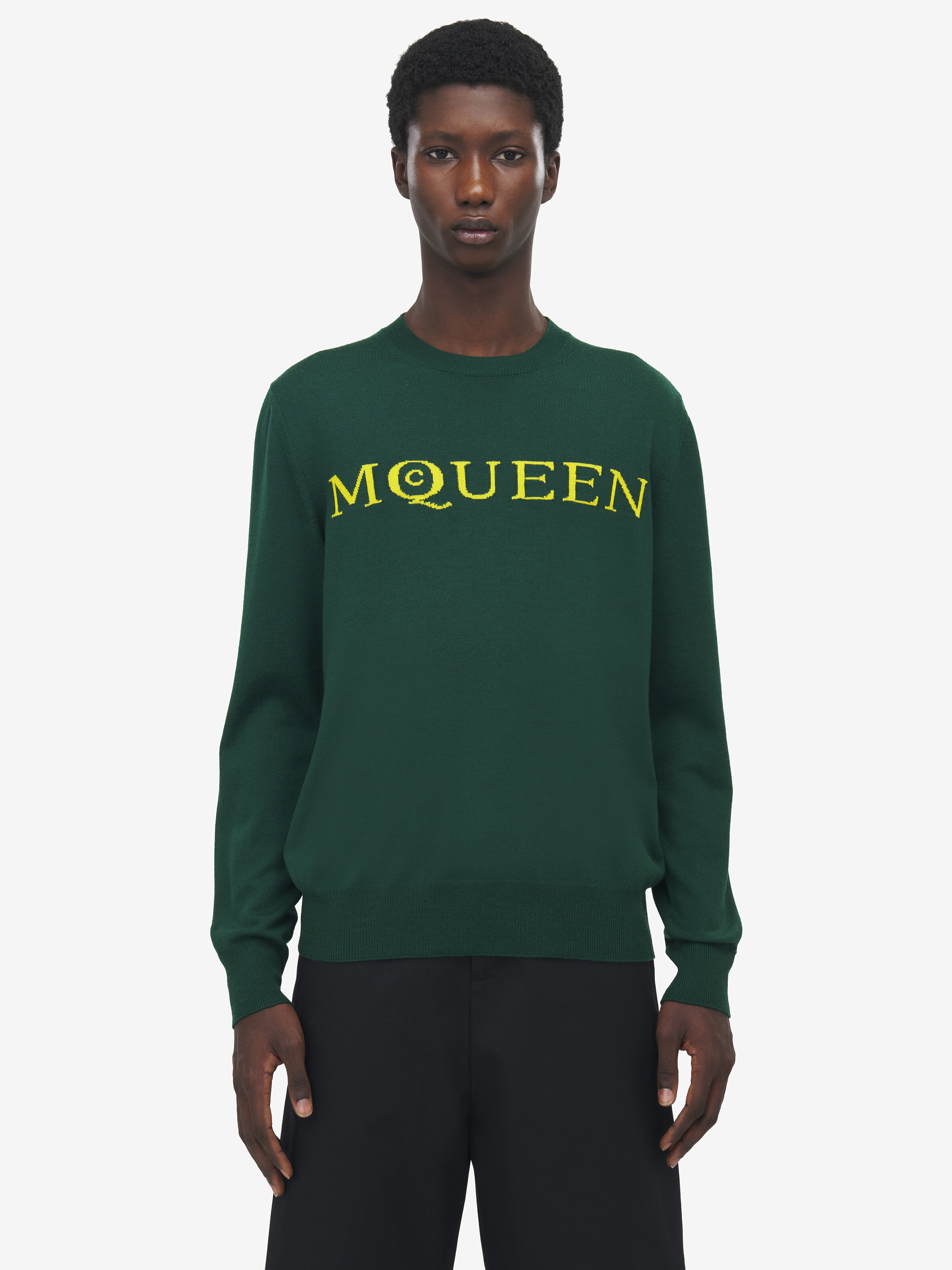Merino Wool McQueen Logo Jumper - 2