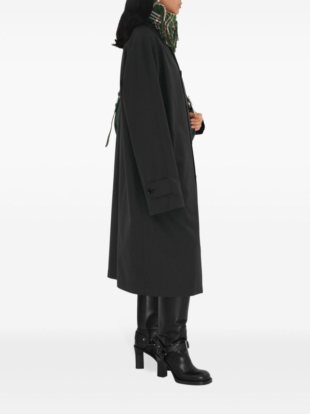 twill-weave car coat - 3