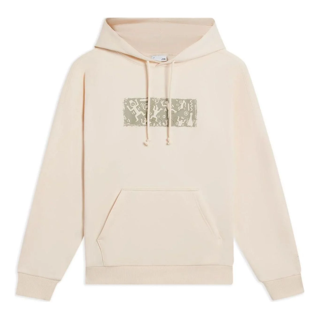 Li-Ning Graphic Hoodie 'Beige' AWDSB43-3 - 1