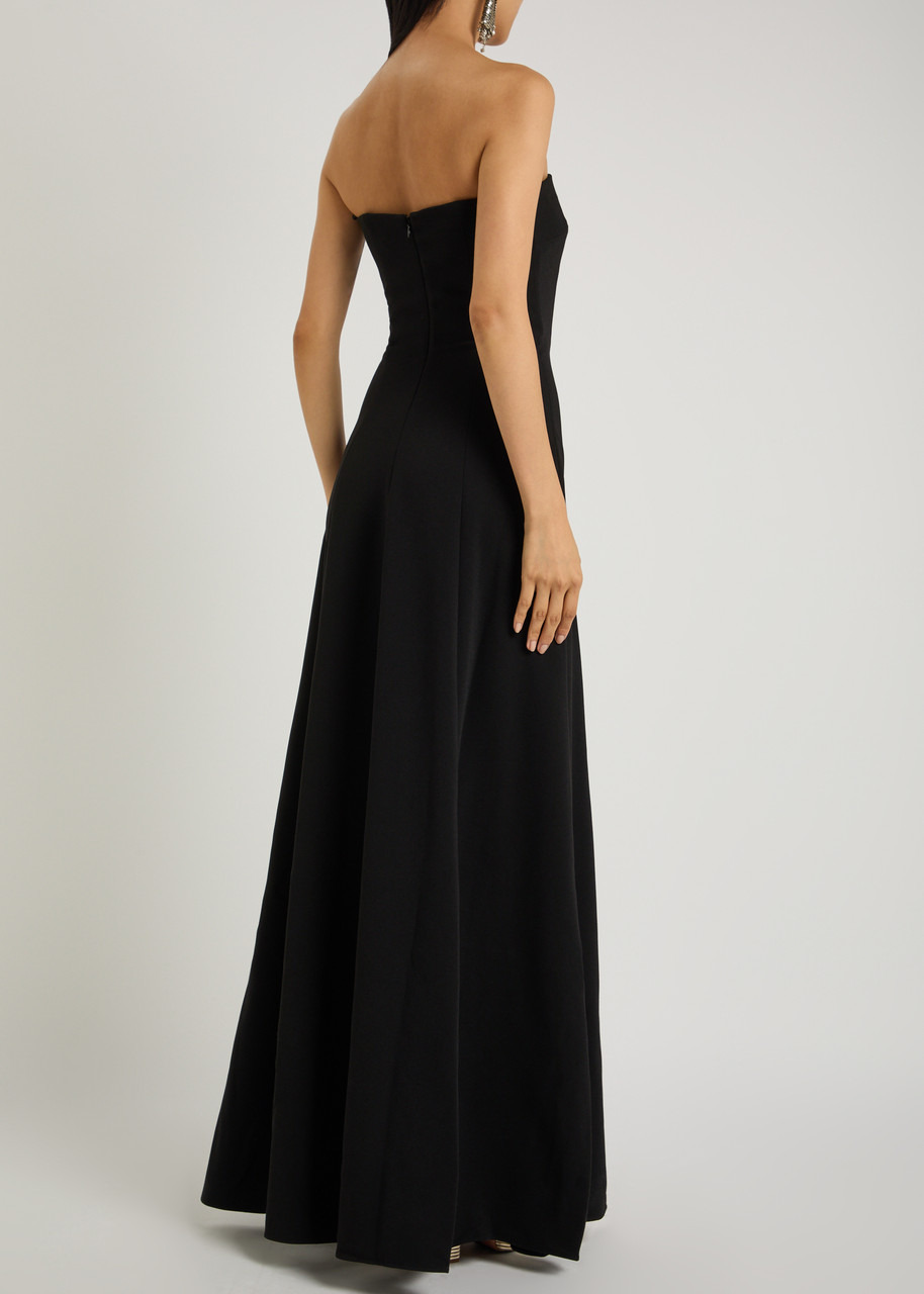 Solace London Helena Strapless Crepe Maxi Dress - 3