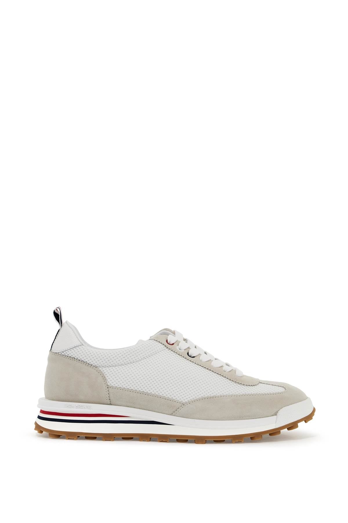 Thom Browne Mesh And Suede Leather Sneakers In 9 Men - 1