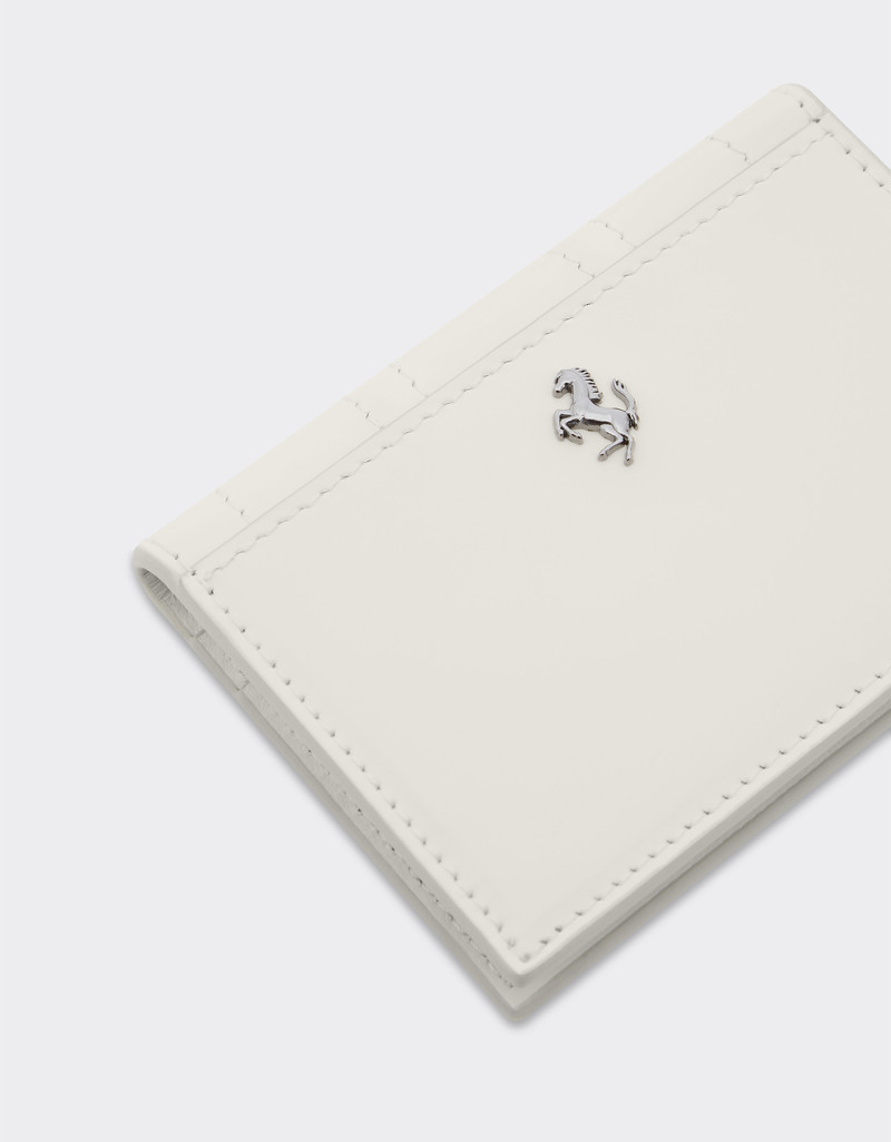 GT Ferrari bifold wallet in brushed leather 4