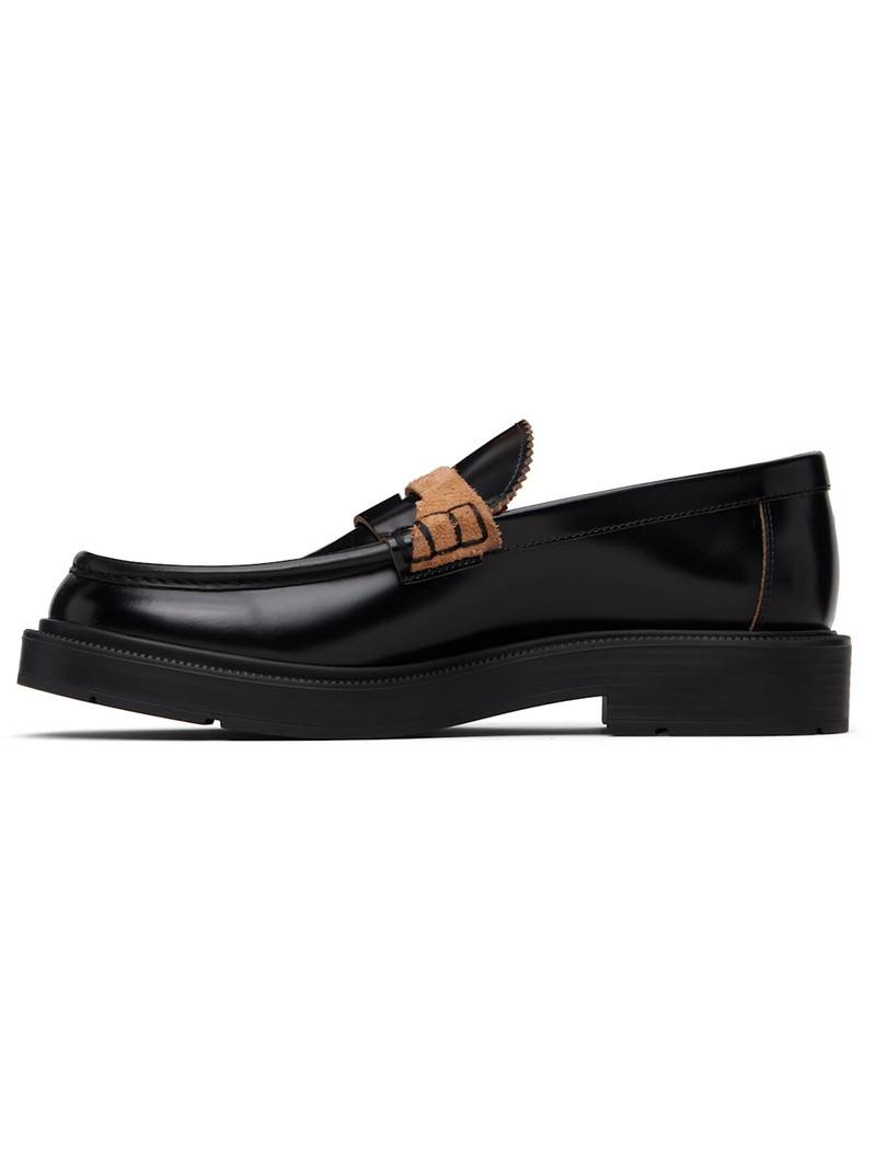 Maison Margiela Black Décortiqué Loafers outlook