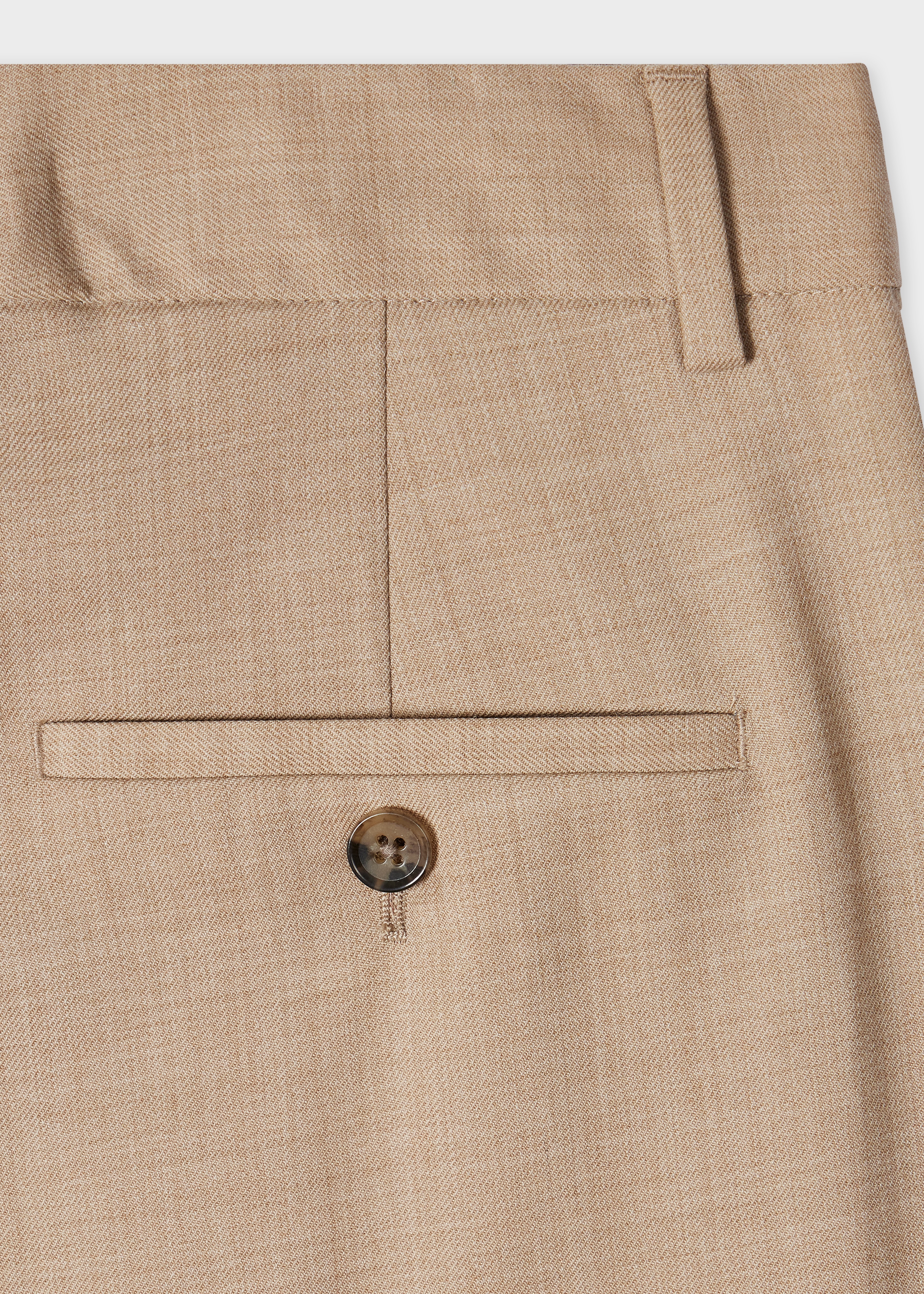 Women's A Suit To Travel In - Stone Wool Bootcut Suit - 6
