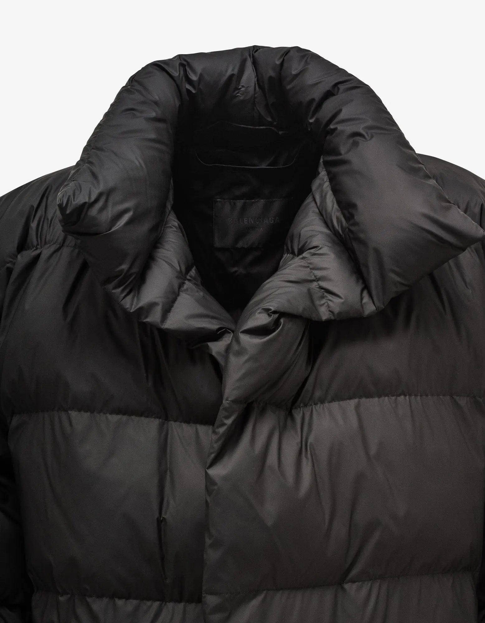 Balenciaga Black Wrap Puffer Jacket - AW23 - 3