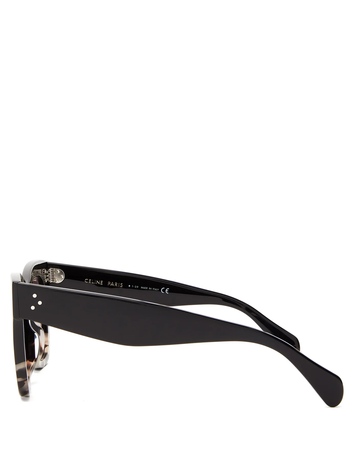 Gradient square acetate sunglasses - 4