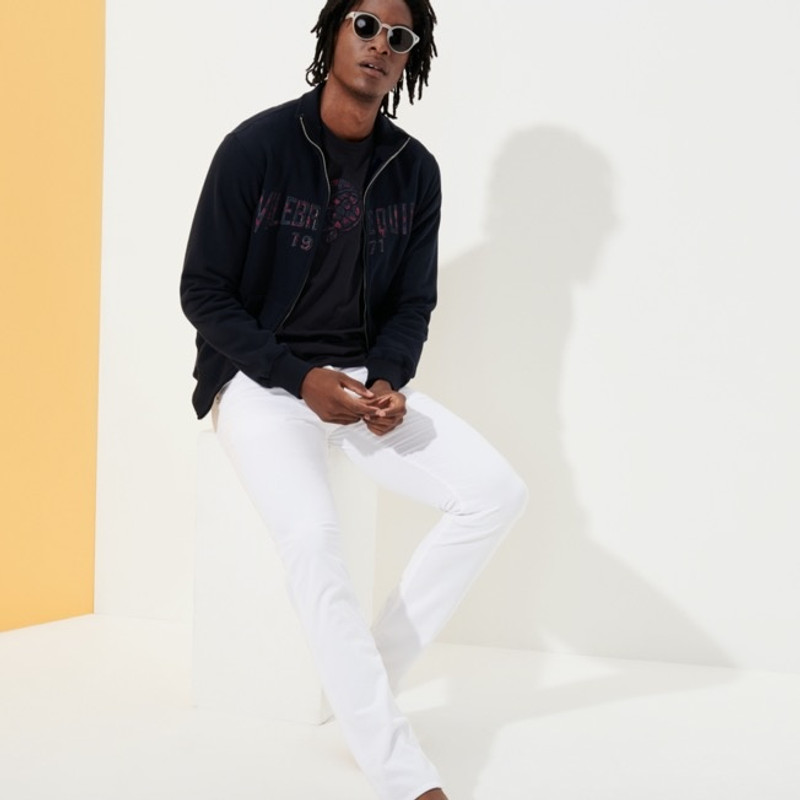 Men Embroidered Turtle Cotton T-Shirt Solid 10