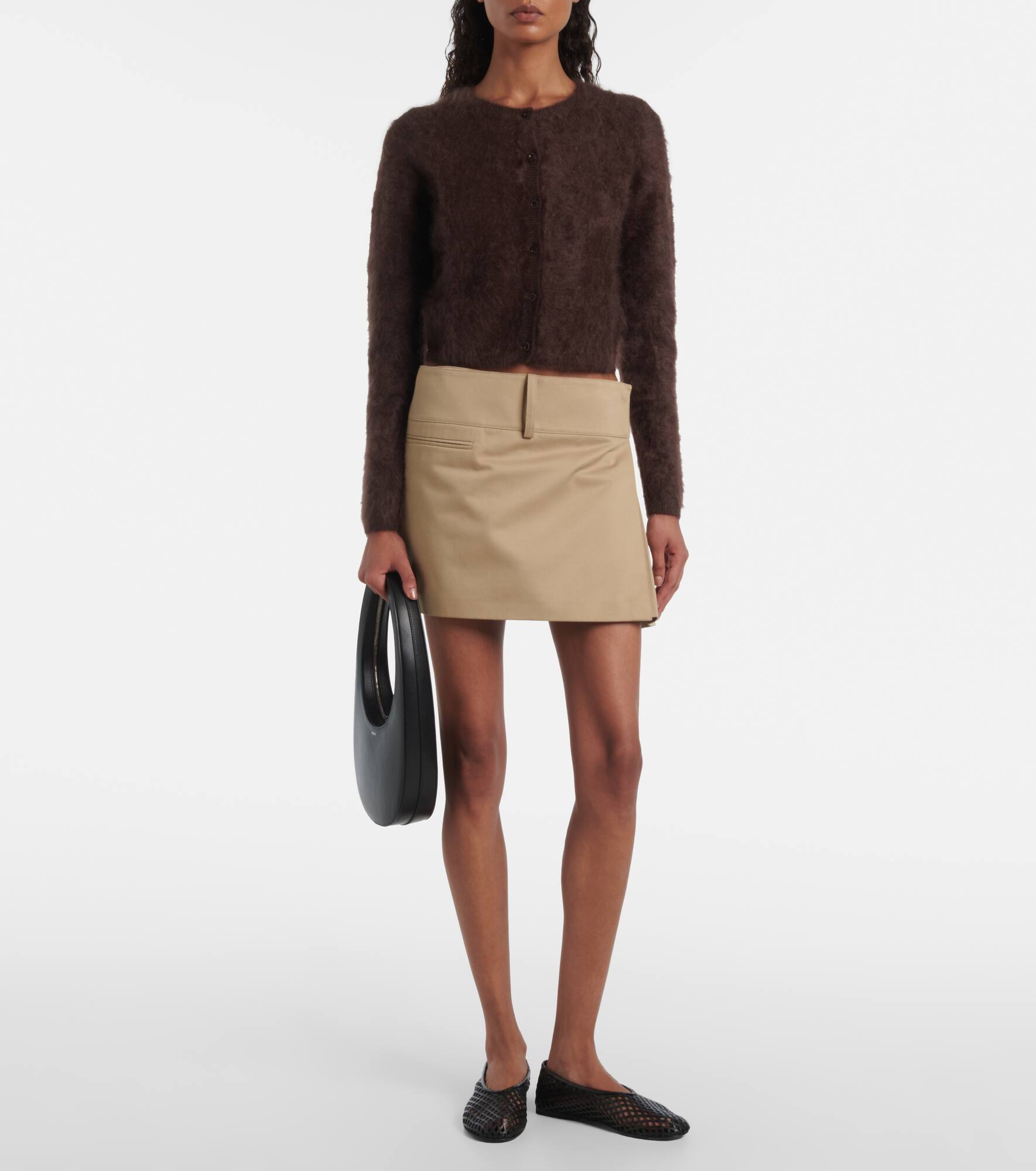 Teddy cropped cashmere cardigan - 2