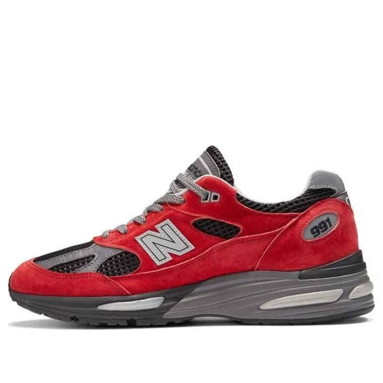 New Balance 991v2 'Red Black Grey' U991KR2 - 1