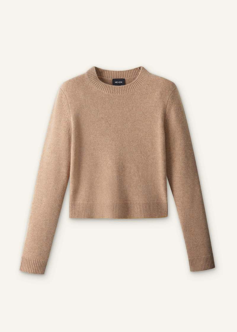 Relaxed Crop Sweater - 1