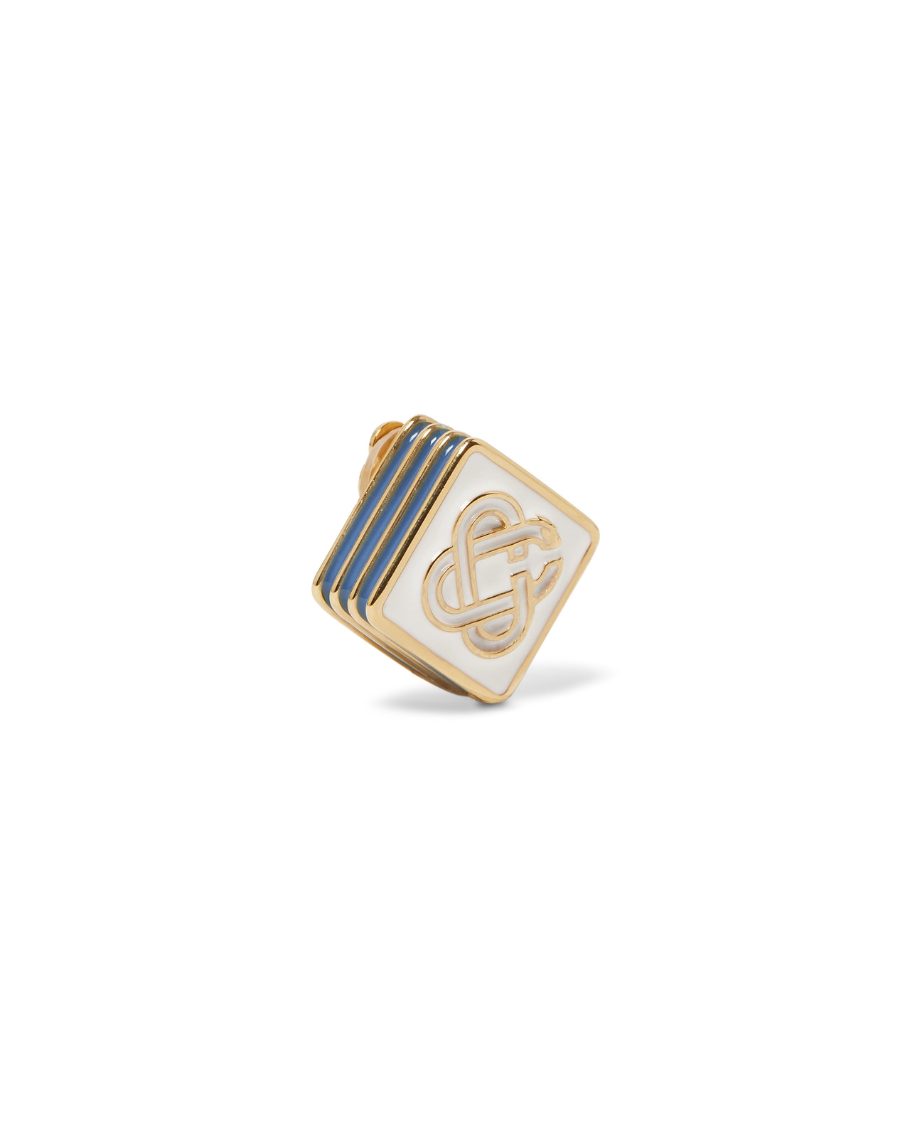 Monogram Logo Stud Earrings | Casablanca Paris - 2