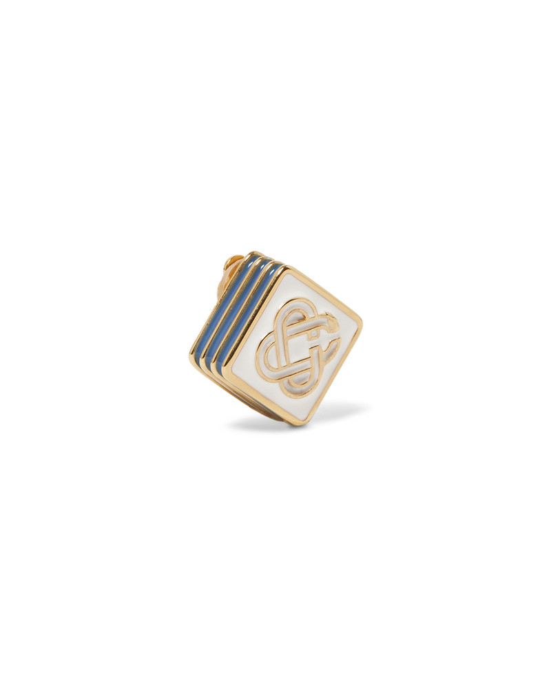 CASABLANCA Monogram Logo Stud Earrings | Casablanca Paris outlook