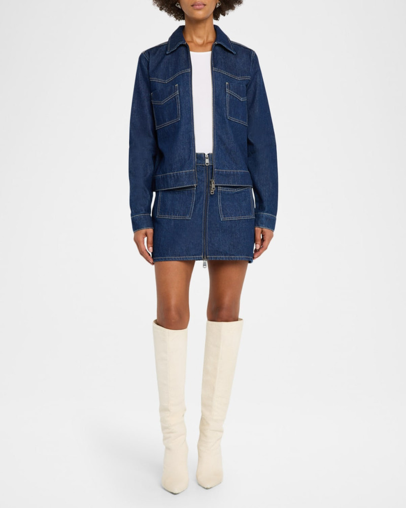Rails Trabuco Western Denim Jacket outlook
