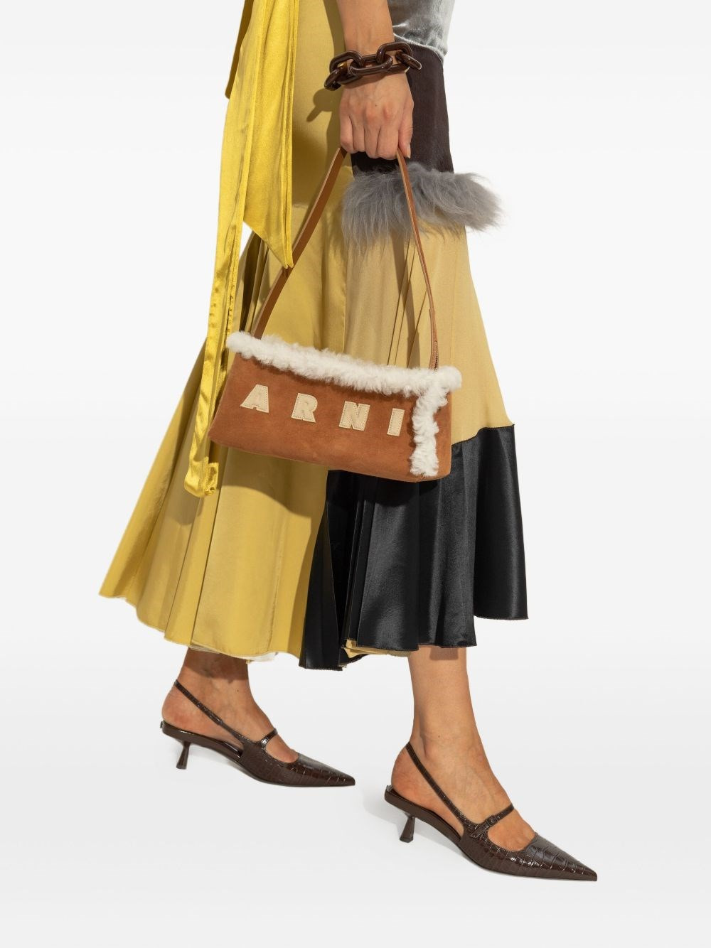 Shearling baguette Museum Bag - 2