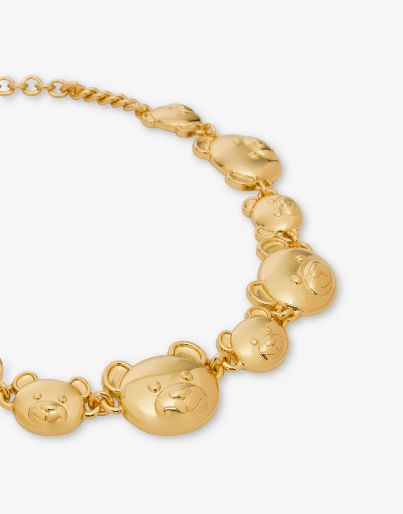 MOSCHINO TEDDY BEAR CHOKER NECKLACE. 4