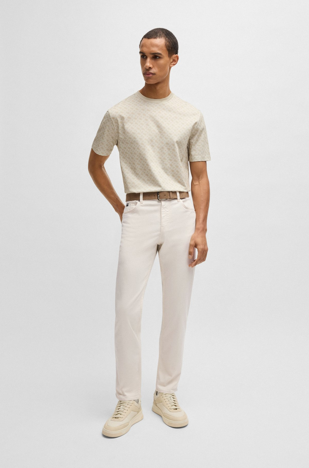 MAINE REGULAR-FIT JEANS IN WHITE THERMOREGULATING DENIM - 3