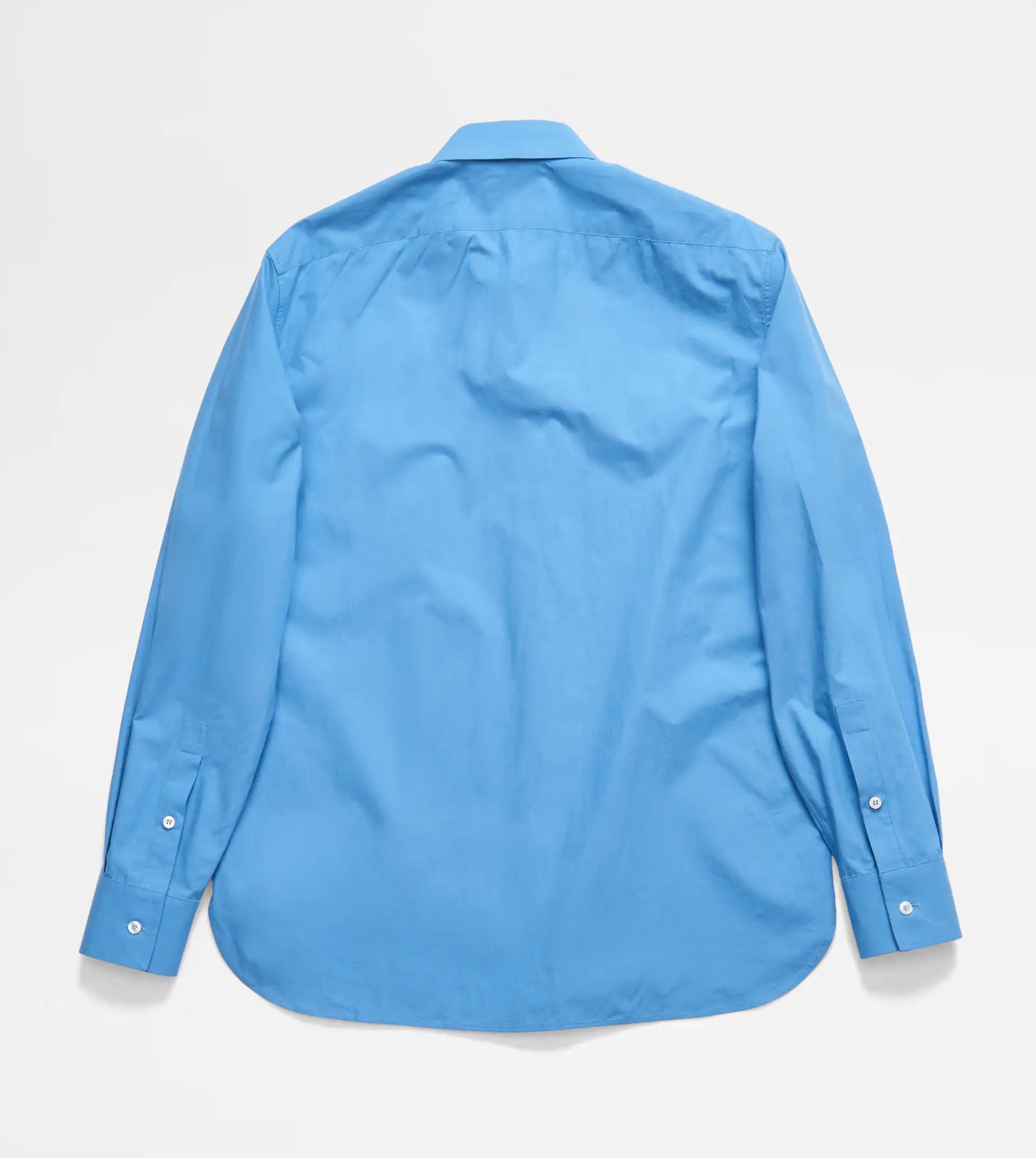 SHIRT IN COTTON - BLUE - 8