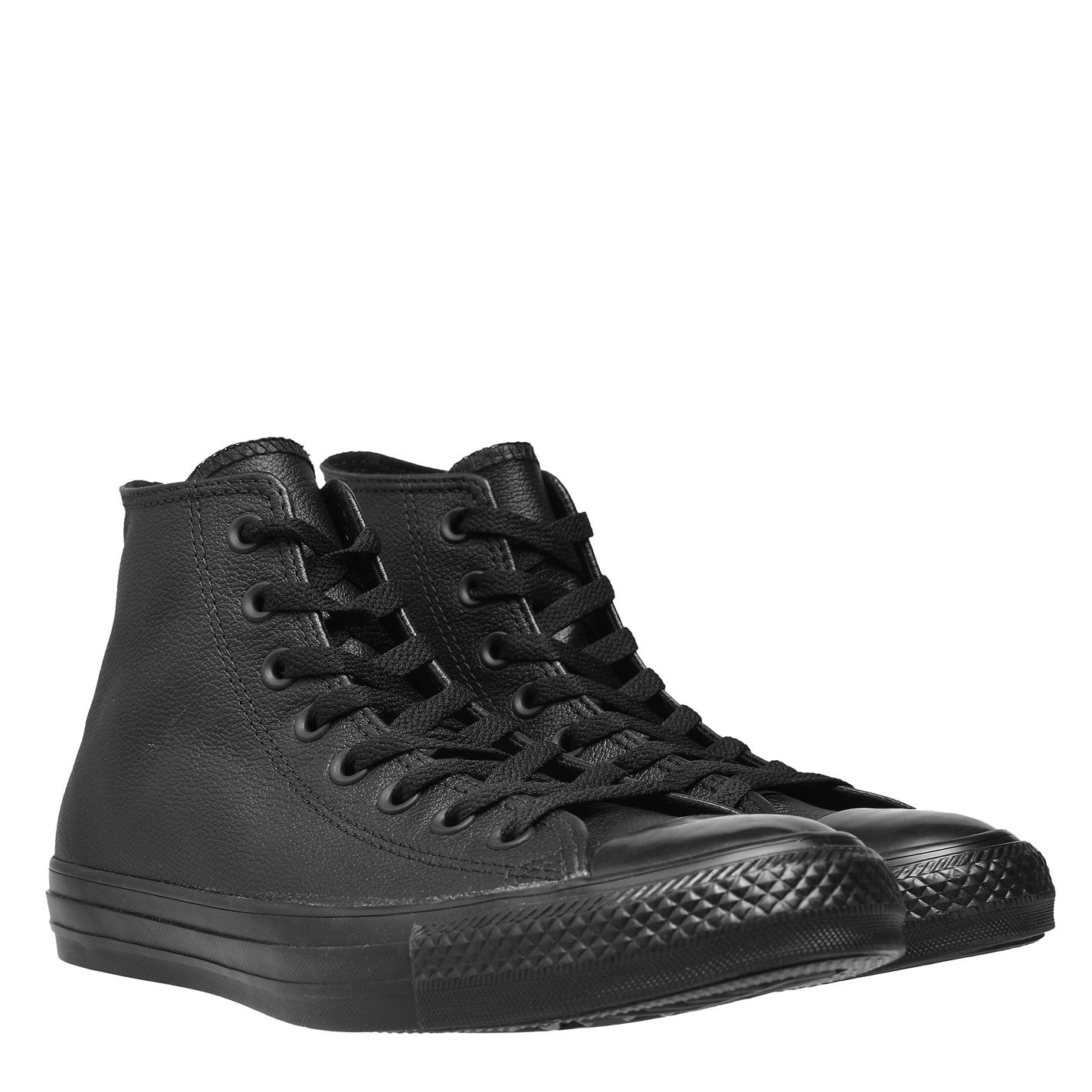 STAR MONO LEATHER TRAINERS - 3