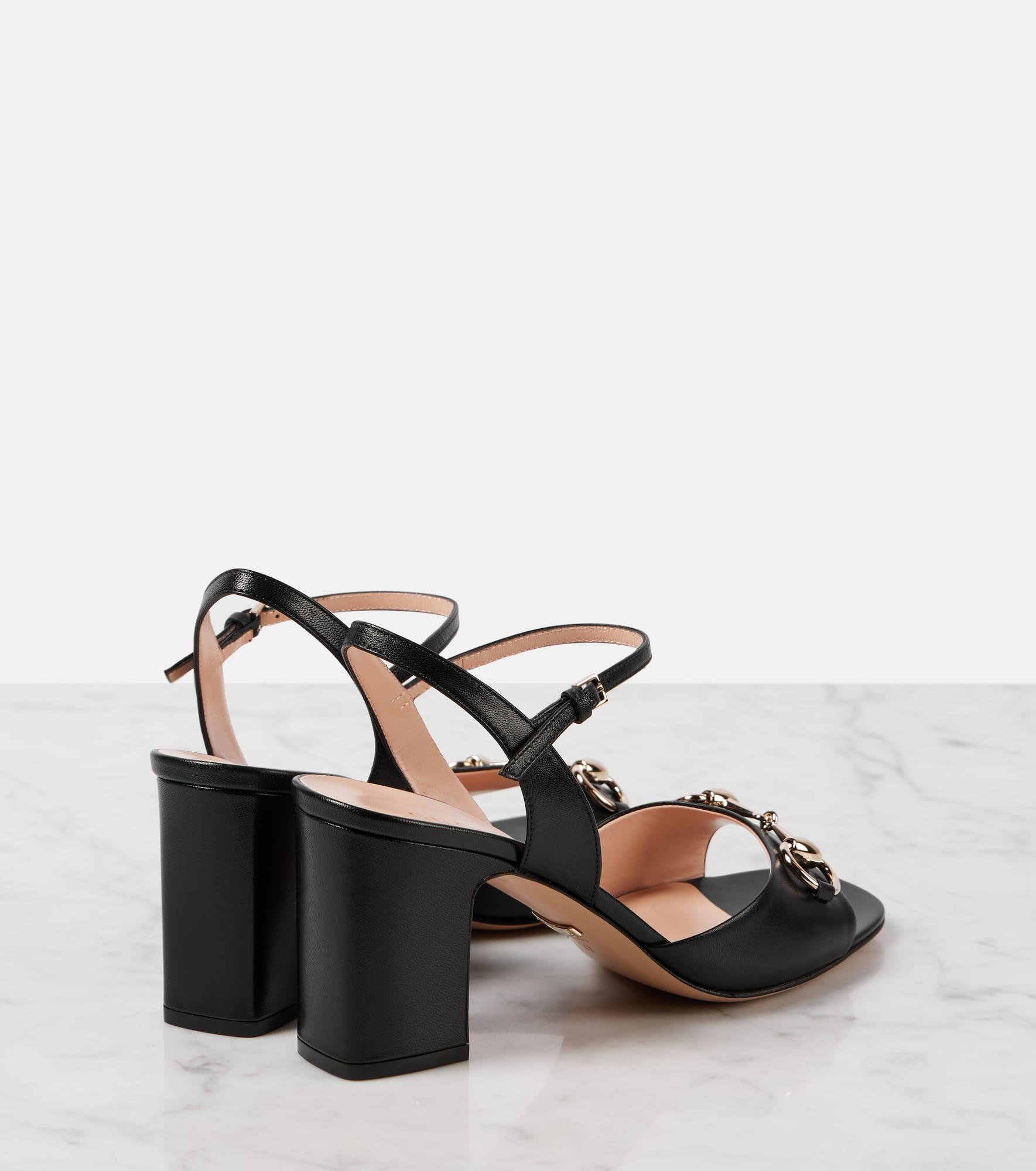Horsebit leather sandals - 2