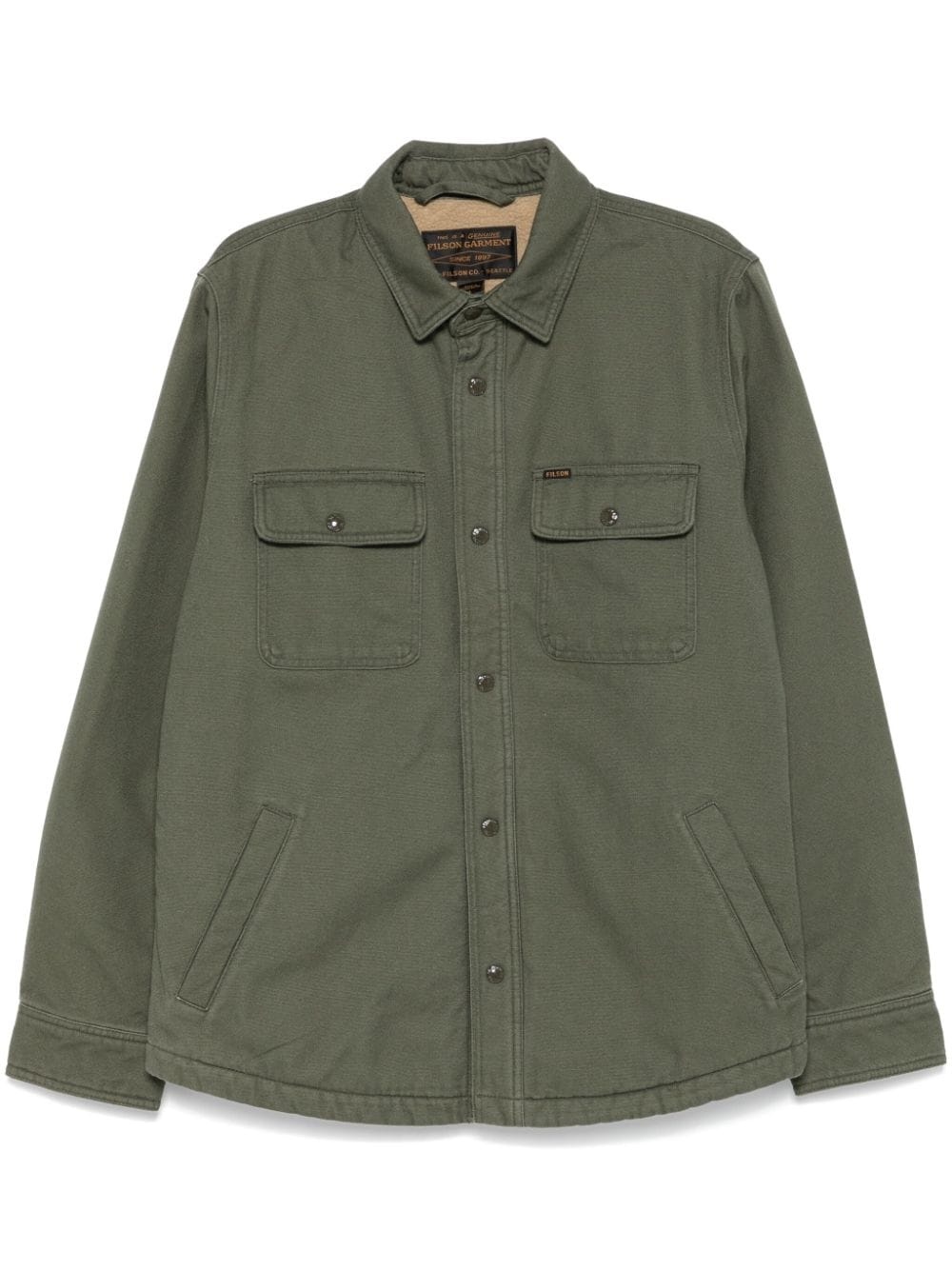 canvas shirt jacket - 1