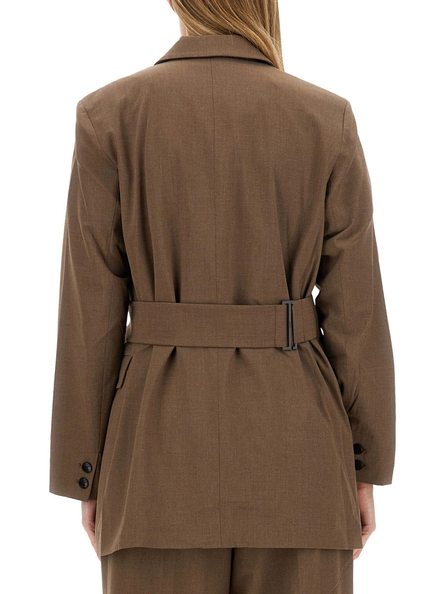 Ganni Women Asymmetrical Blazer - 3