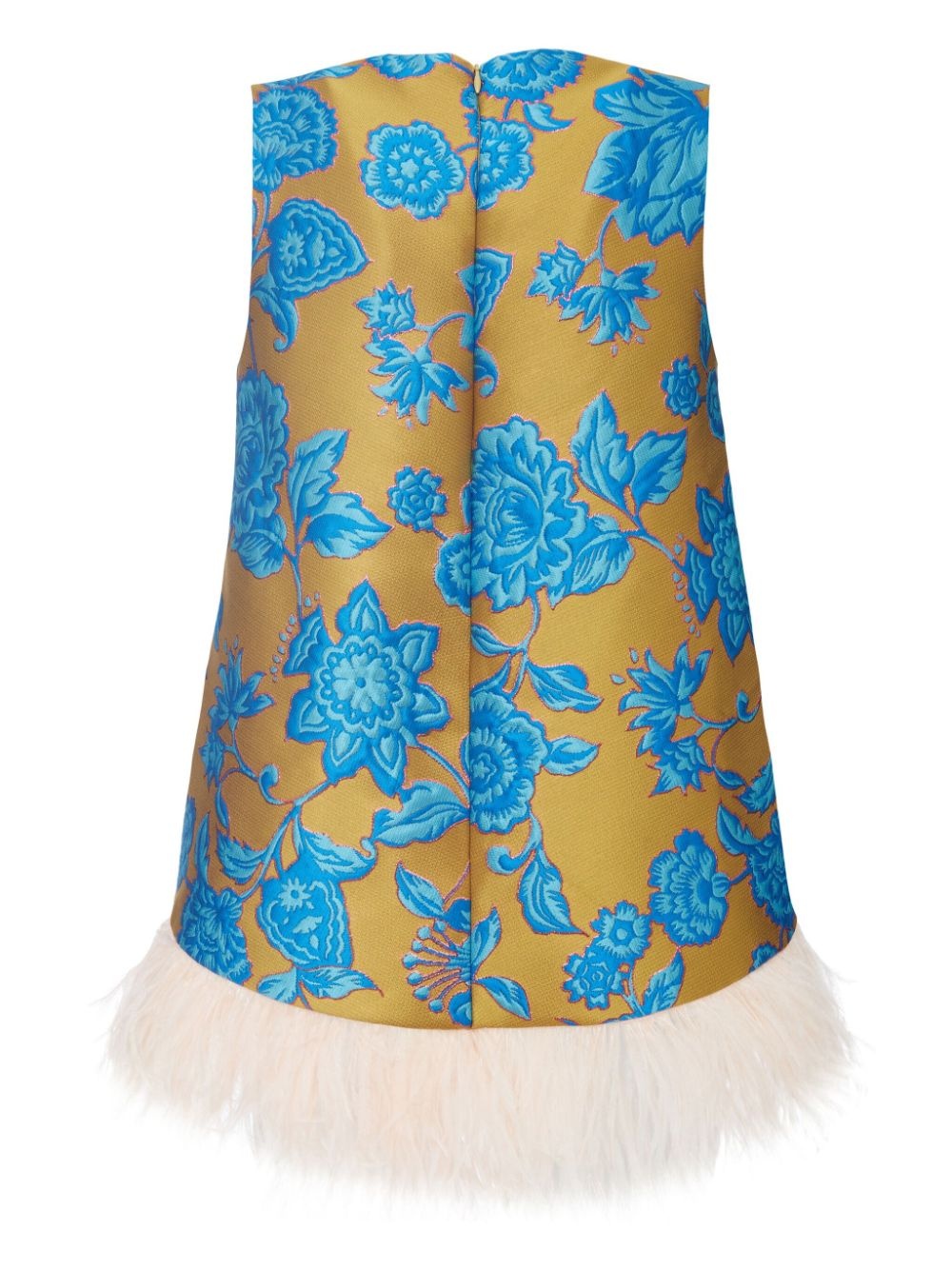 La Scala floral-jacquard blouse - 5