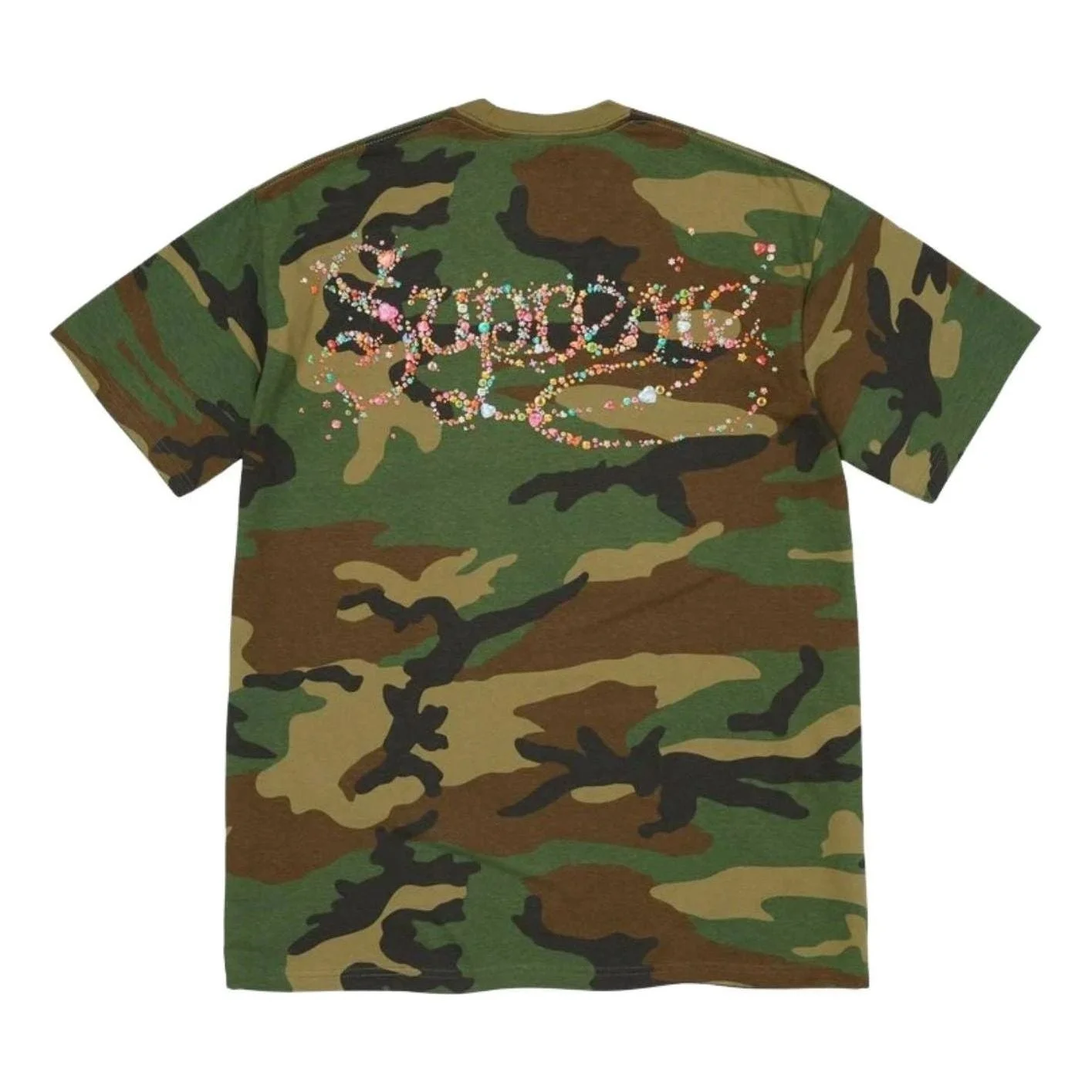 Supreme FW26 Gems T-Shirt 'Woodland Camo' SUP-FW26-005-WCMO - 1
