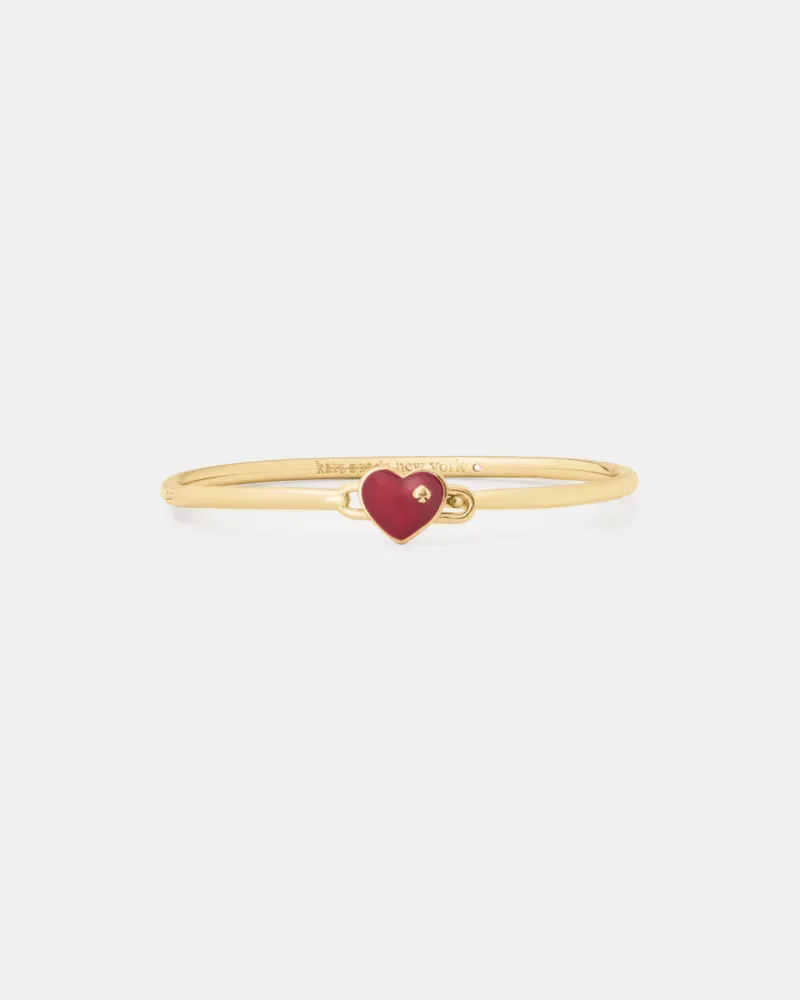 Heart And Spade Thin Bangle - 1