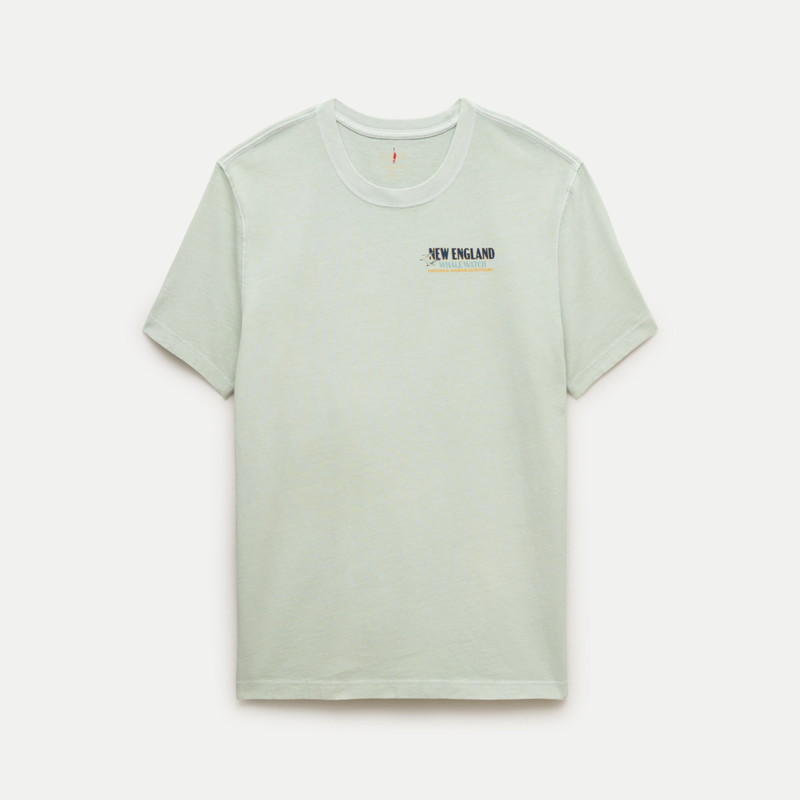 Vintage-wash cotton graphic T-shirt 1