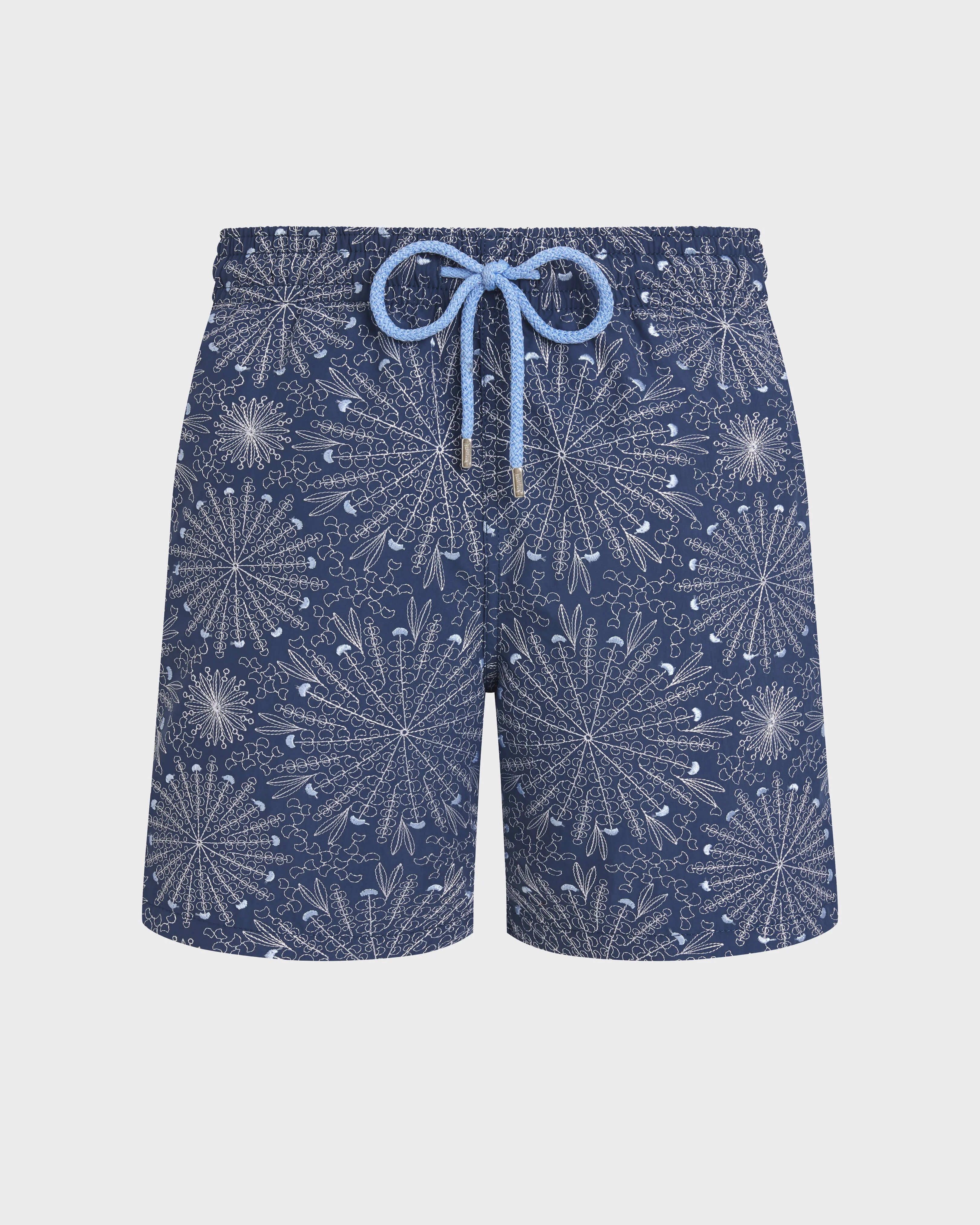 MEN EMBROIDERED SWIM TRUNKS MOSAIC URCHIN - LIMITED EDITION - 1