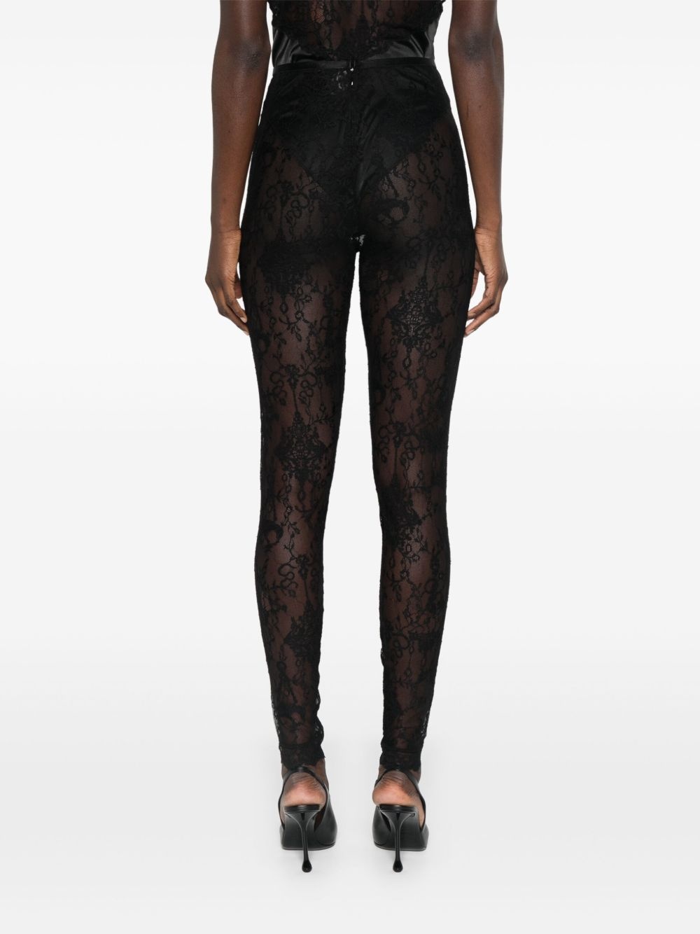 chandelier lace leggings - 4