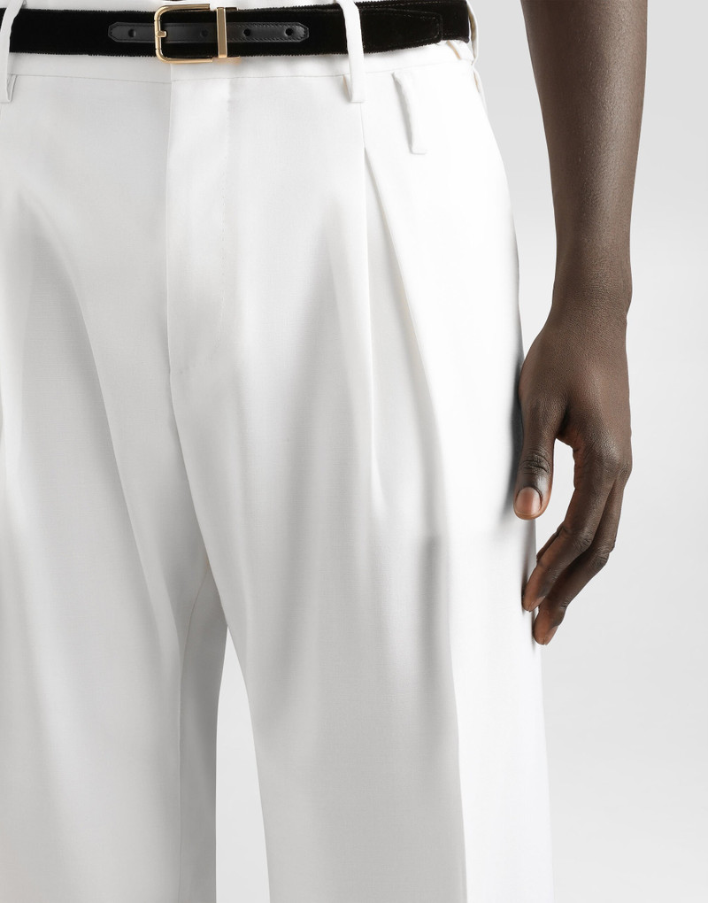 Wool faille trousers 6