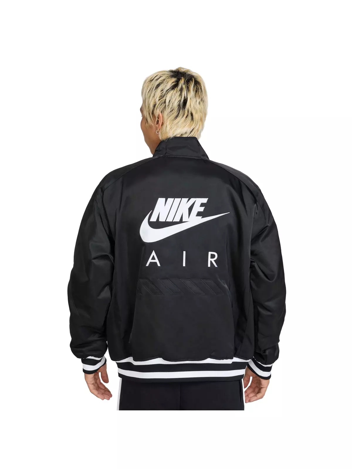 Air Men's Varsity Jacket -Black - 2