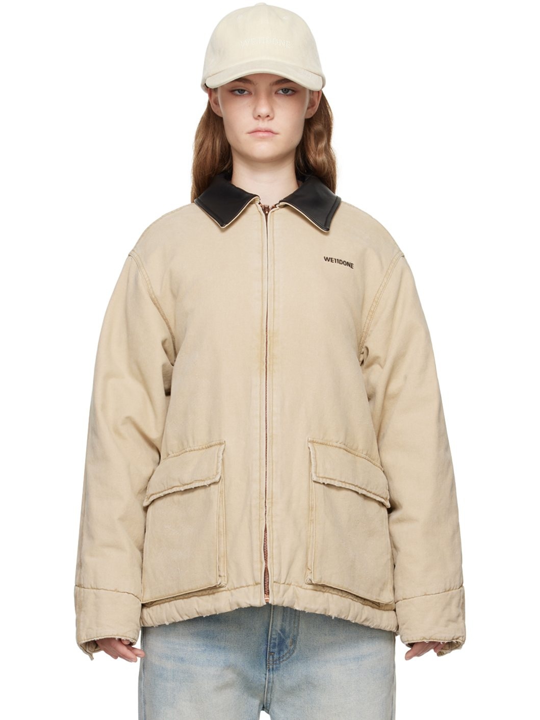 Beige Oxford Jacket - 1