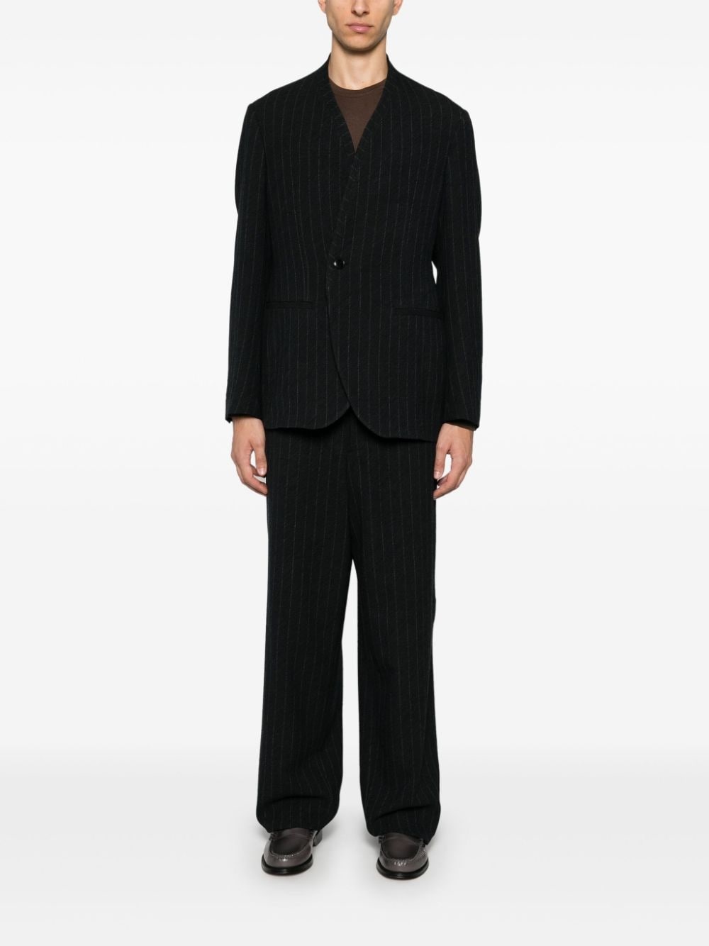 pinstriped suit - 2