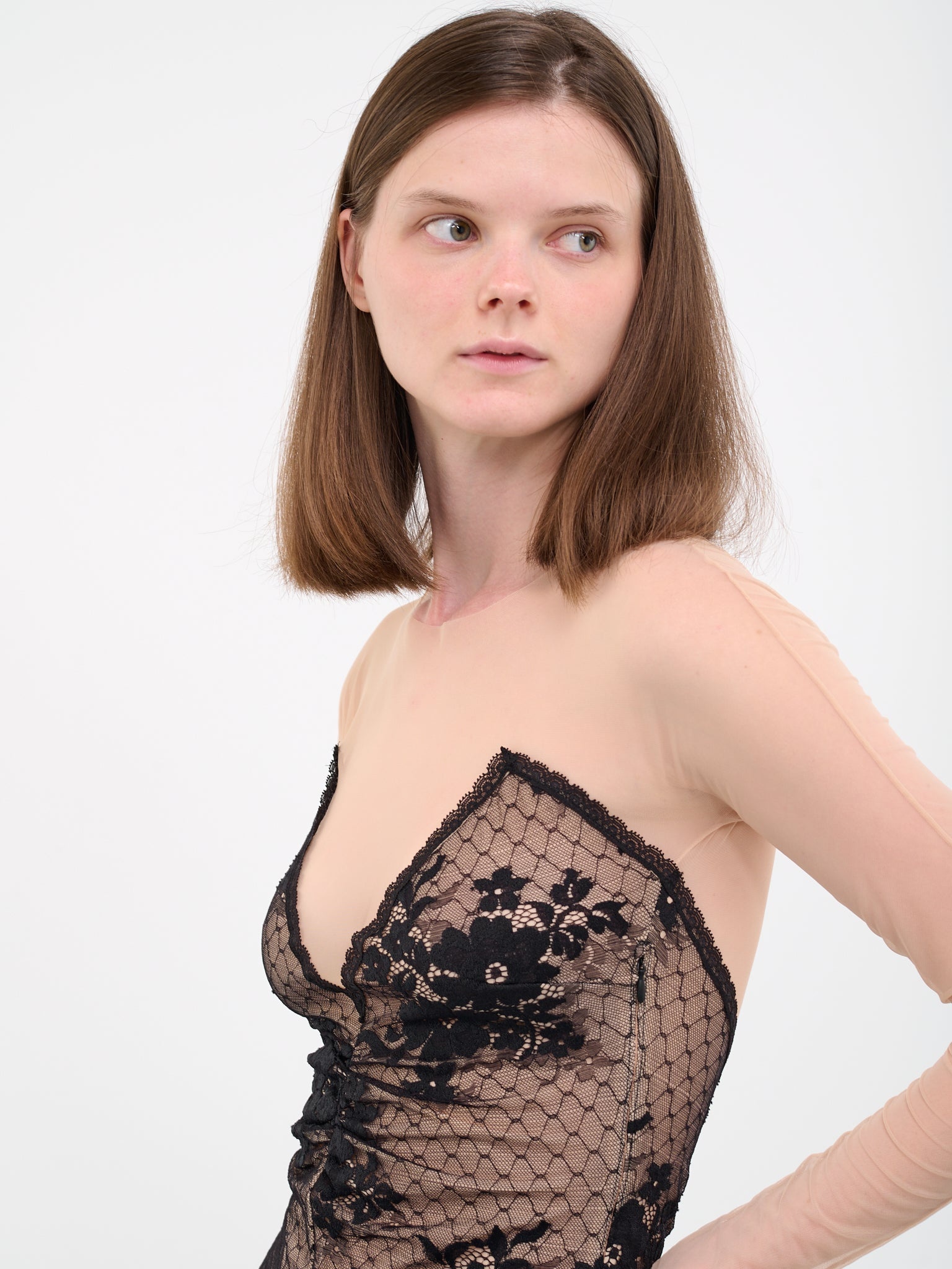 N°21 Monica Lace Mini Dress - 4