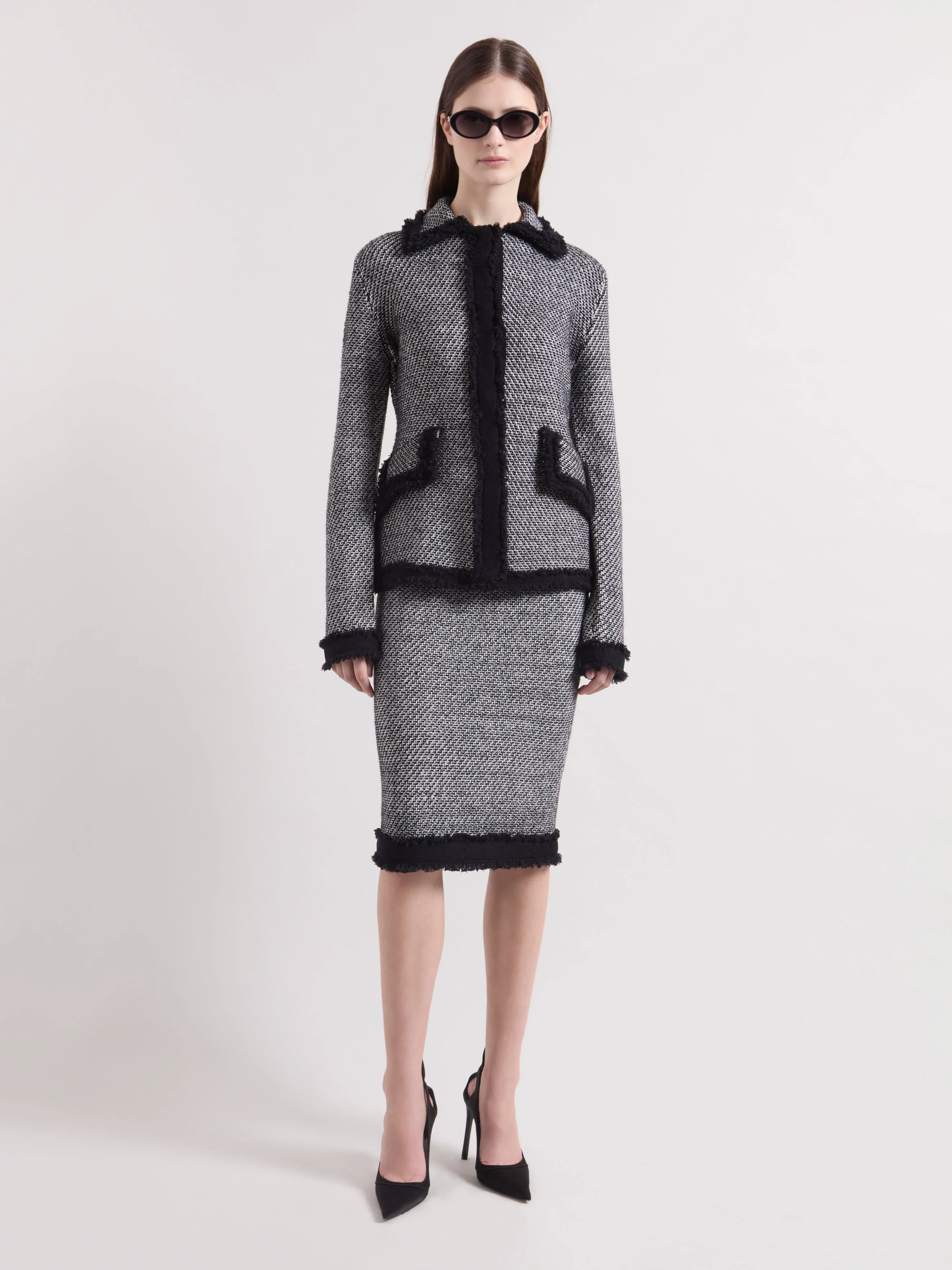 Tweed Cardigan - 1