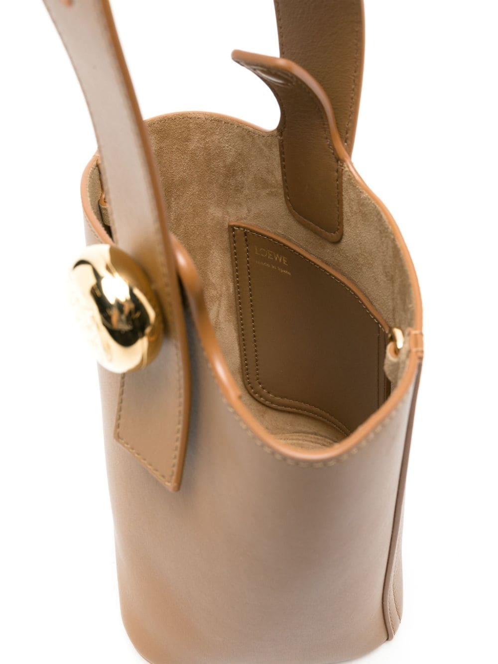 mini leather bucket bag - 4