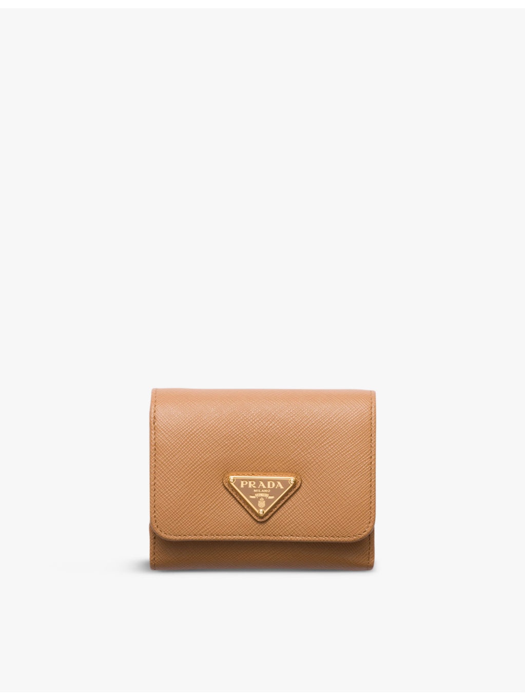 Logo-plaque small leather wallet - 1
