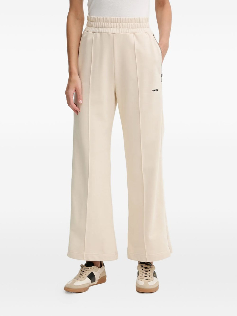 logo-embroidered track pants 1