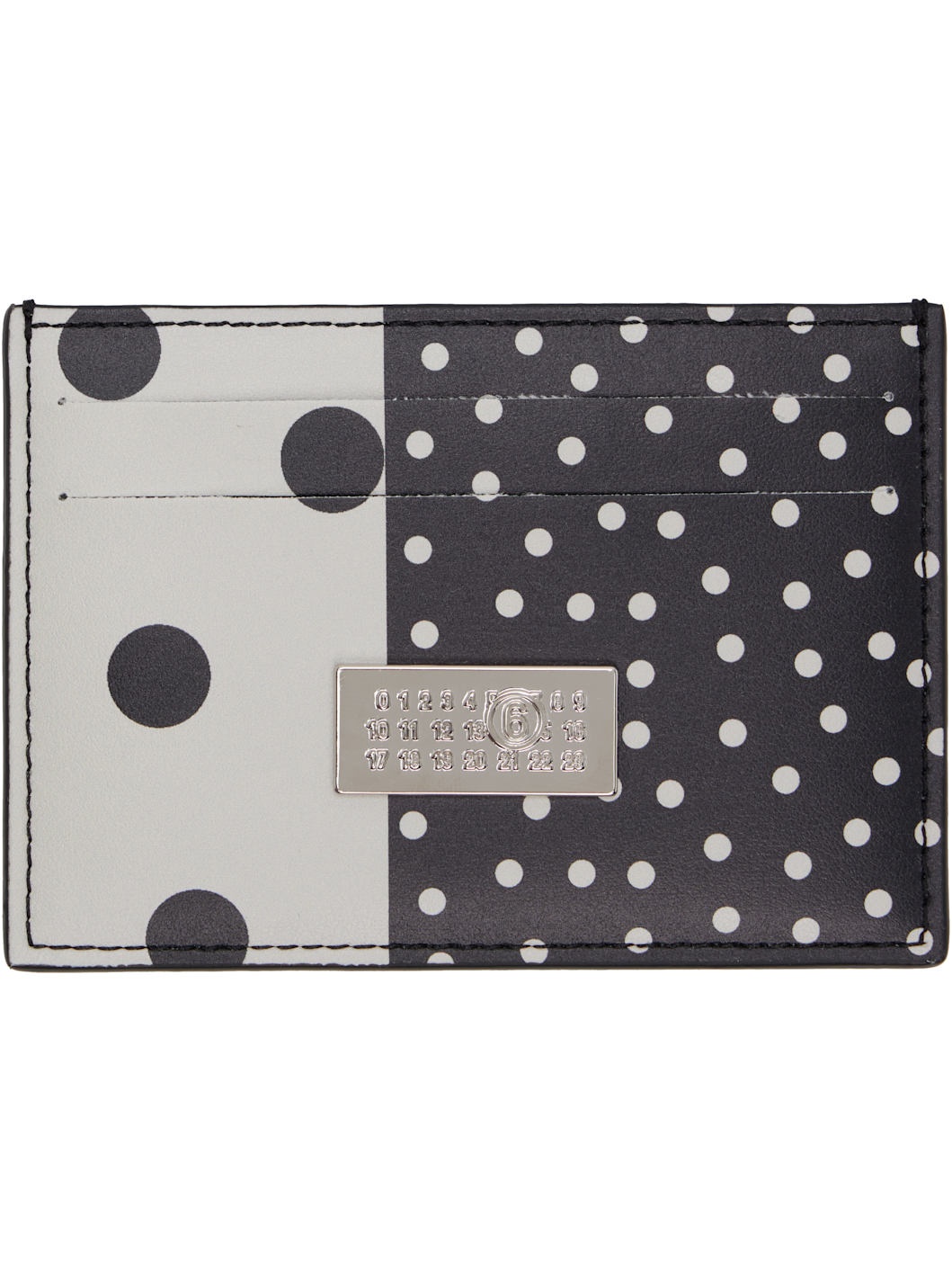 Black & White Numeric Card Holder - 2