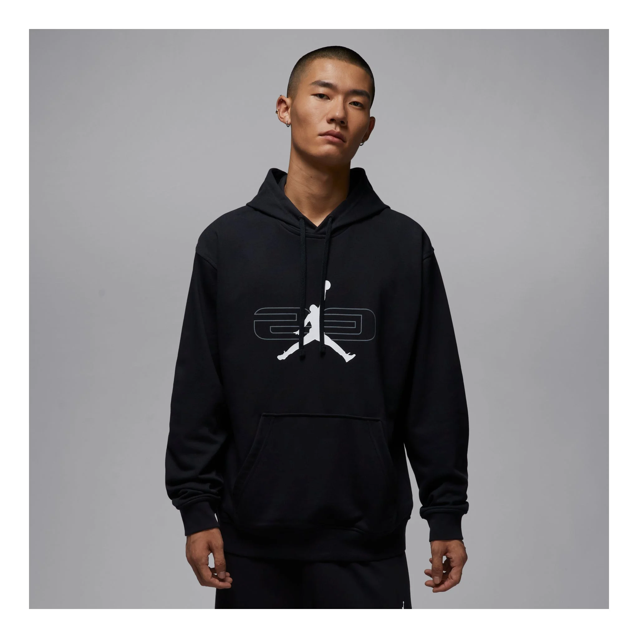 Air Jordan Sport Crossover Fleece Pullover Hoodie 'Black' HQ8695-010 - 1