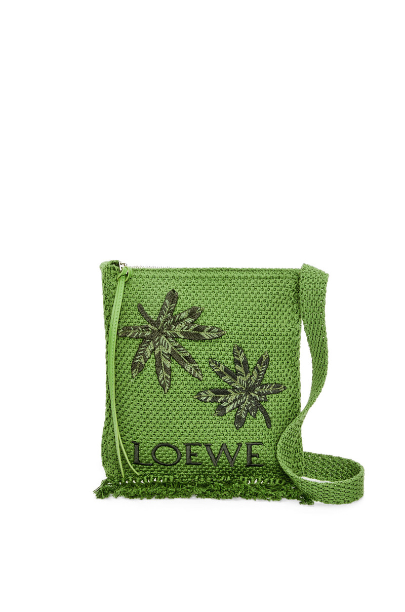 Fringes crossbody bag in organic cotton 1