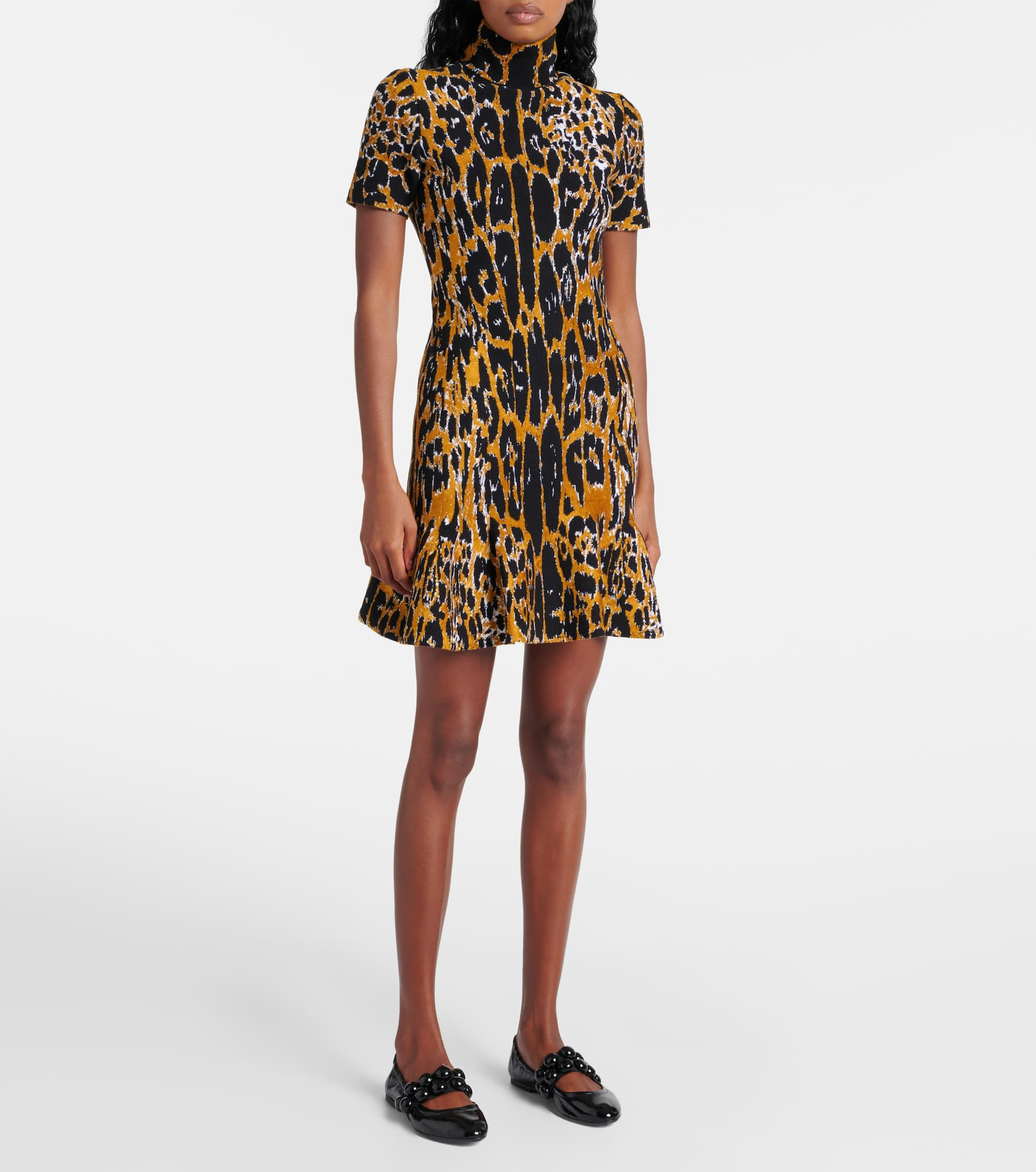 Leopard-print minidress - 2