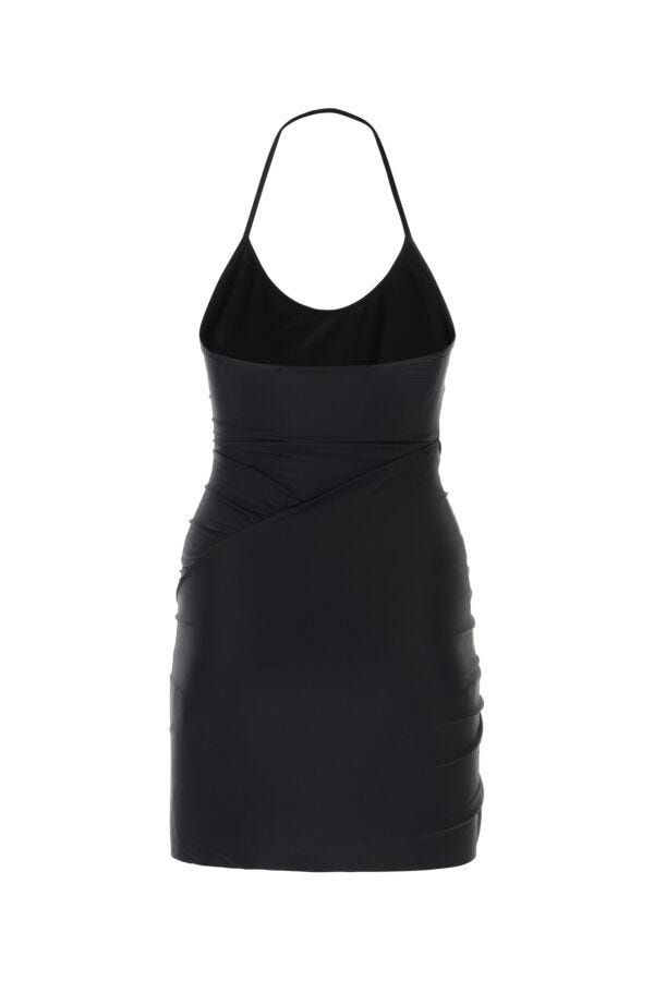 Alyx Women Black Satin Mini Dress - 2